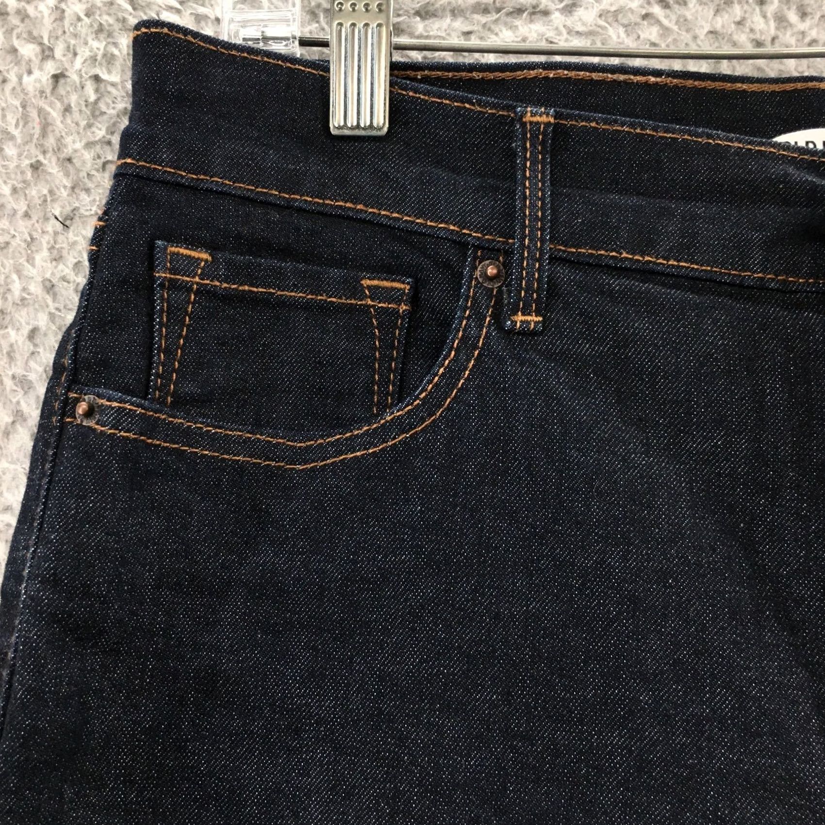 Old Navy Old Navy Original Skinny Jeans Womens 8 Blue Dark Wash Denim Zip Jeans 5-Pocket Regular Rise 32x31 Denim Slim Fit Womens Size 30" / US 8 / IT 44 - 4 Thumbnail