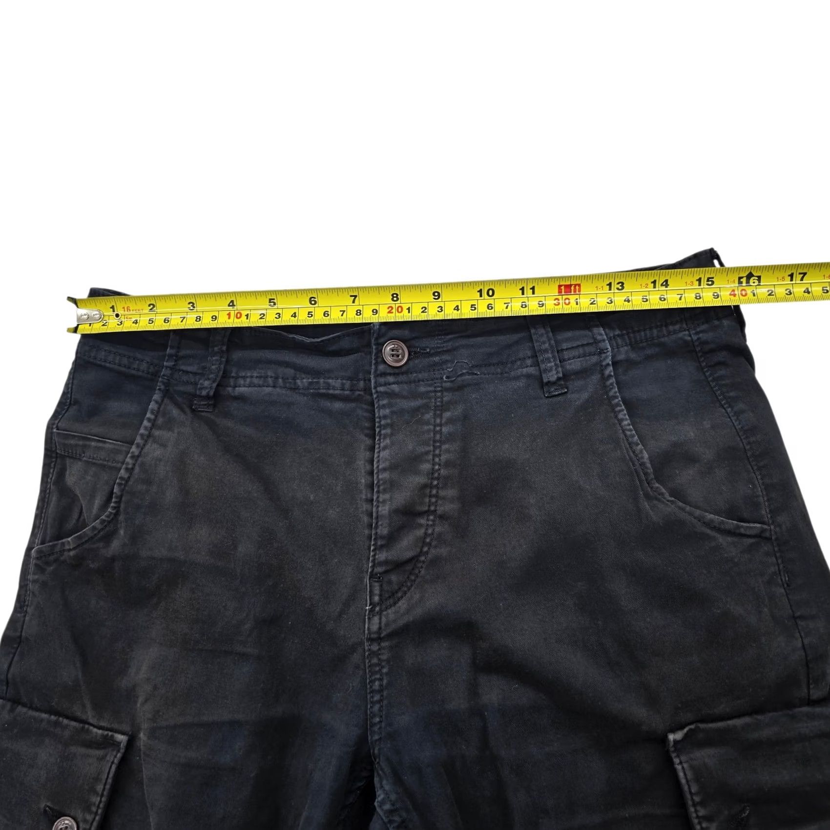 Jack & Jones Jack & Jones Mens Black Cargo Pants 31 Regular Tapered Button BNWT Mens Black Cargo Pants 31 Regular Button BNWT Size US 31 - 5 Thumbnail