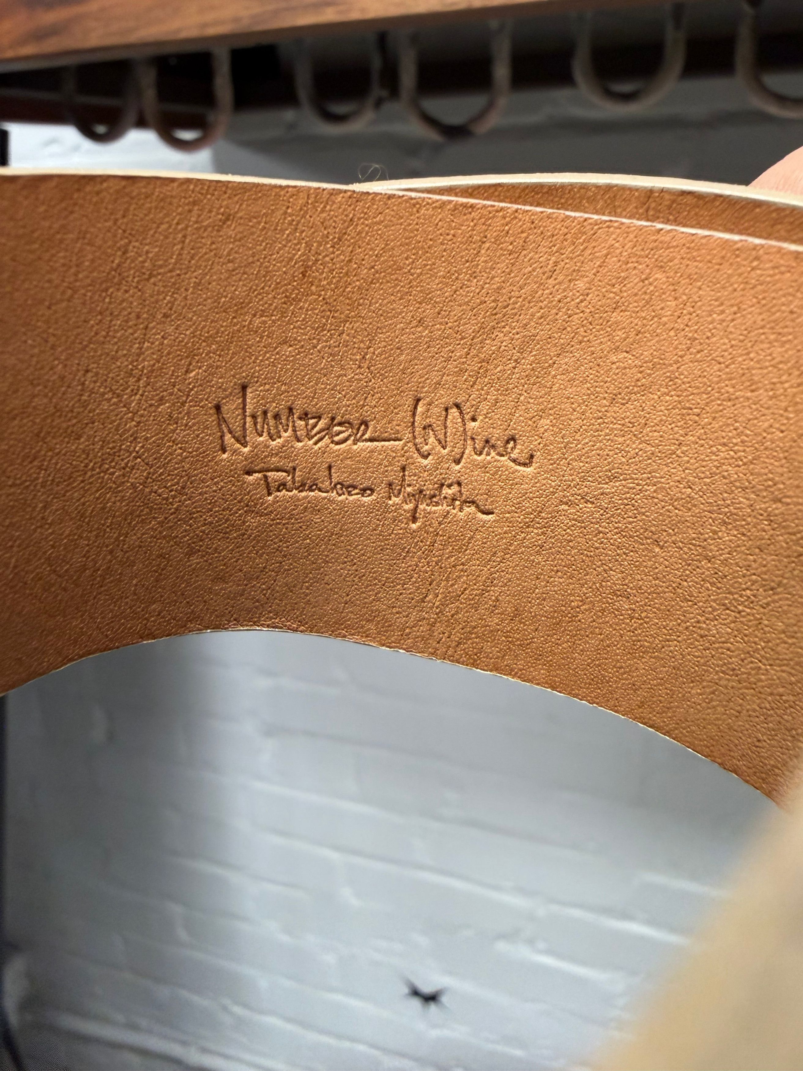 Number (N)ine Number (N)ine by Takahiro Miyashita Leather Cuff With Singular Strap Closure Size ONE SIZE - 3 Thumbnail