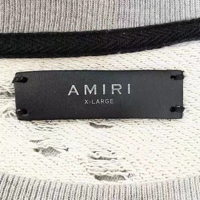 Other Amiri Bullet hole erosion letter logo round-neck sweatshir Size US XL / EU 56 / 4 - 4 Thumbnail