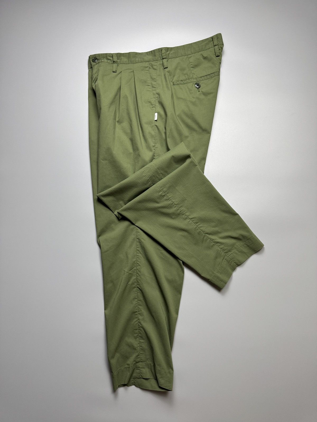 Wtaps WTAPS - Green Nylon Tuck 01 Ripstop Coolmax - Pants Size US 34 / EU 50 - 5 Thumbnail