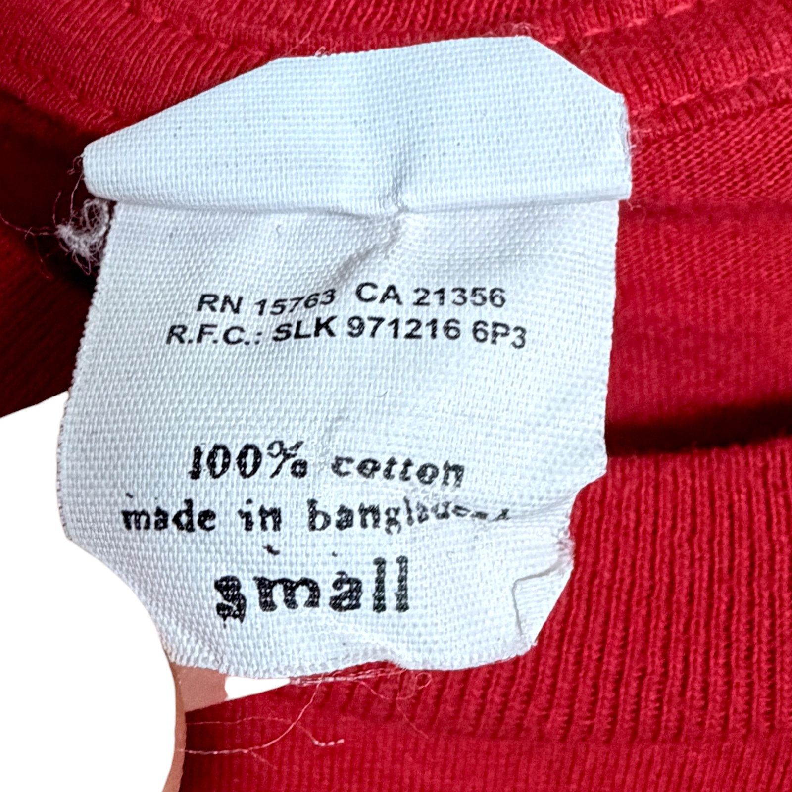 Hanes Save Traveller Ride a Trojan Red T-Shirt Vintage Blank S Size US S / EU 44-46 / 1 - 4 Thumbnail