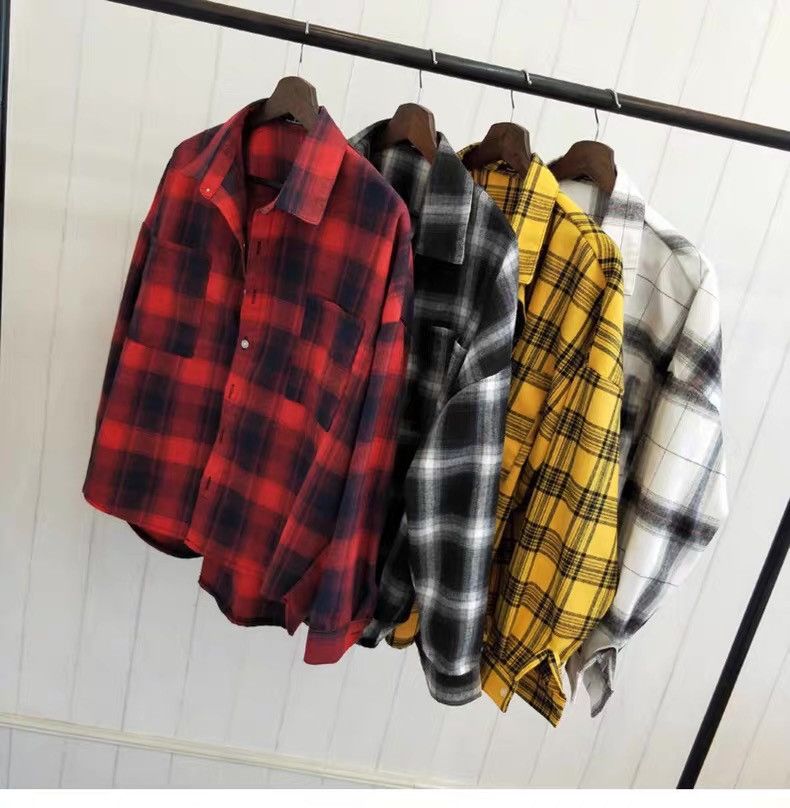 Designer Mid-Length Outwear Shirt Lazy Shirt Retro Style for Unisex Size US XL / EU 56 / 4 - 7 Thumbnail