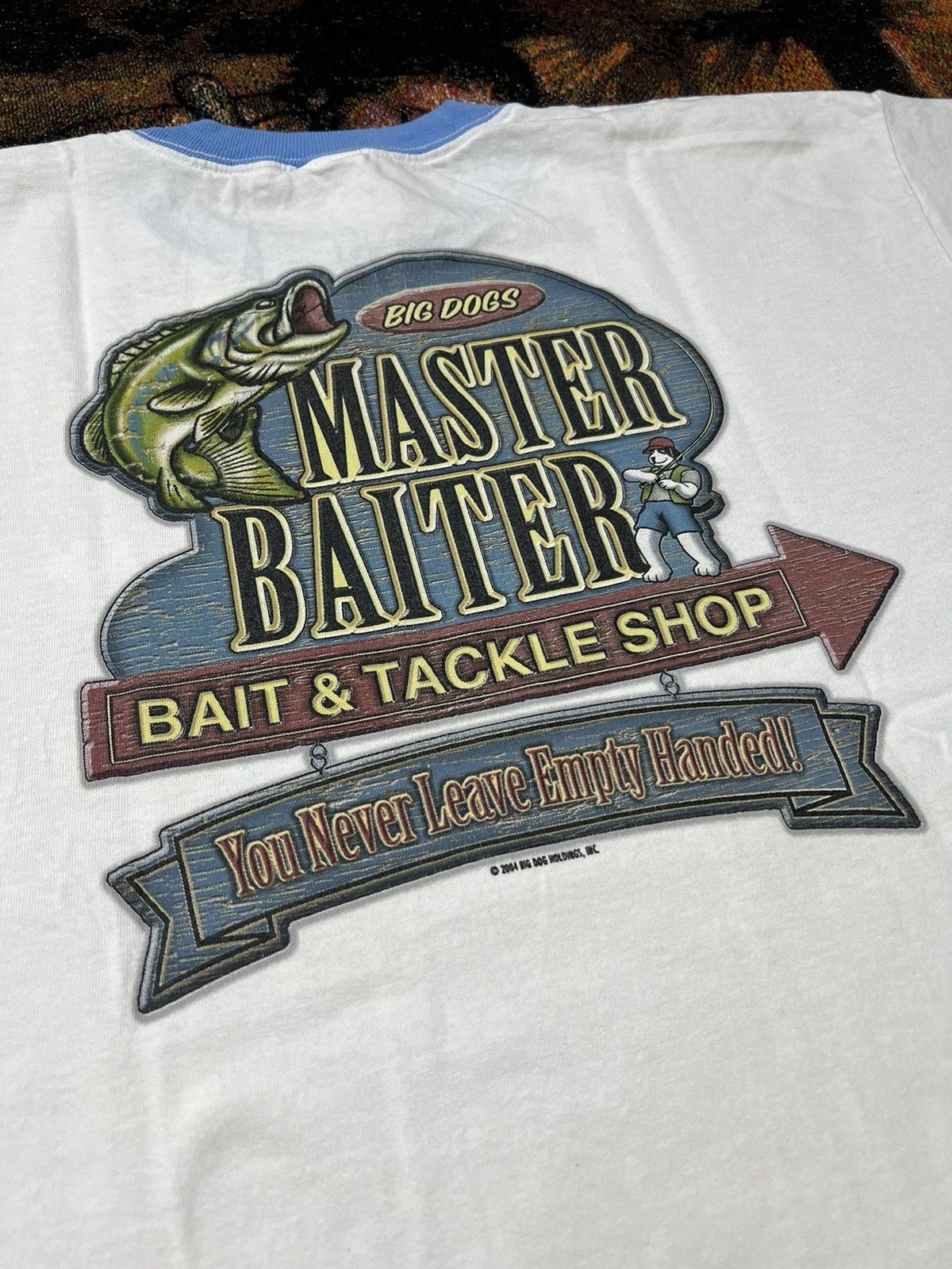 Big Dogs Vintage Big Dogs Master Baiter Tee Size US XL / EU 56 / 4 - 1 Thumbnail