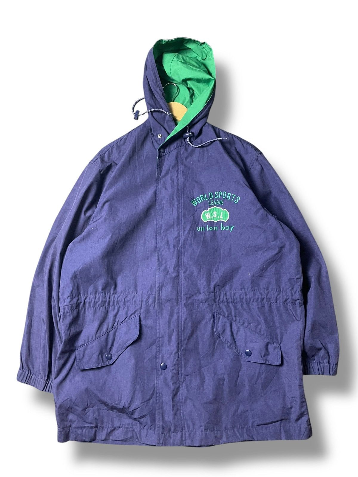 Japanese Brand × UNIONBAY × Vintage Vintage UNION BAY Original Clothing Hooded Jacket (95) Size US L / EU 52-54 / 3 - 1 Thumbnail