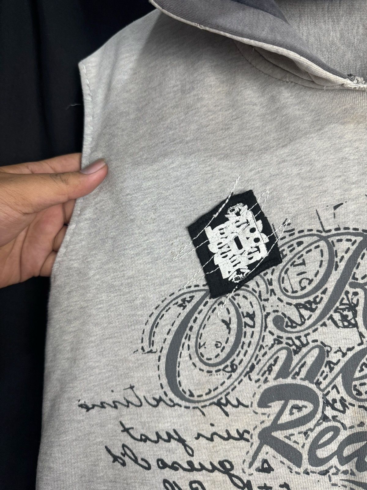If Six Was Nine × Japanese Brand × Le Grande Bleu (L.G.B.) Japanese Tanktop Hoodie Poem 2000s Size US M / EU 48-50 / 2 - 4 Thumbnail