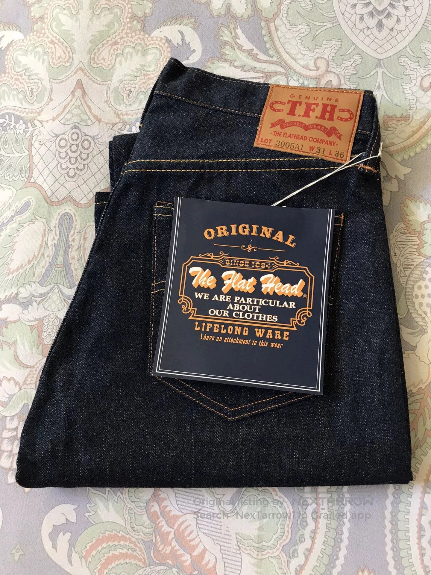 Visvim The Flat Head 3005AI Natural Dye Jeans. Size US 31 - 1 Thumbnail
