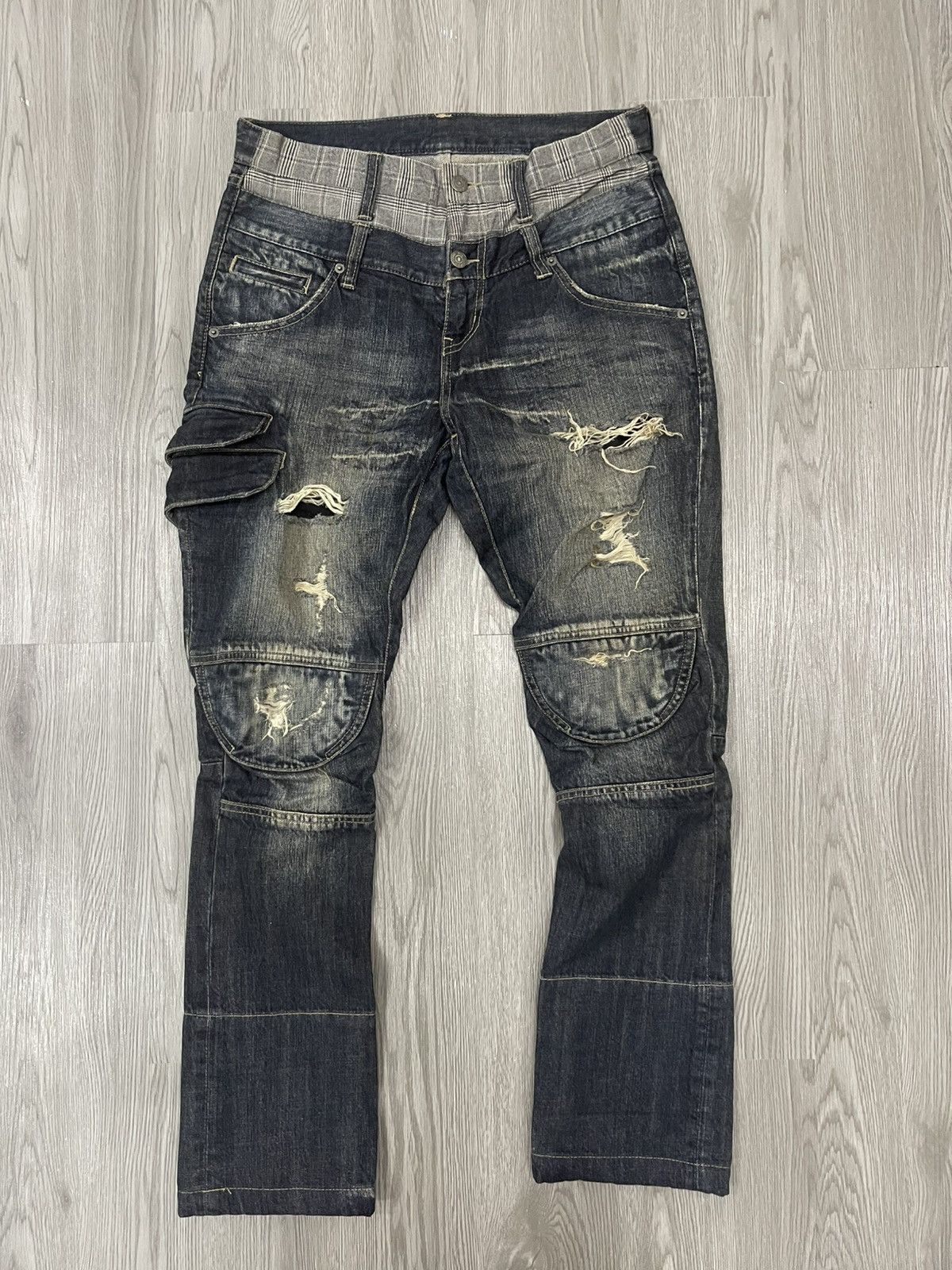 Japanese Brand × PPFM PPFM biker denim Size US 31 - 2 Thumbnail