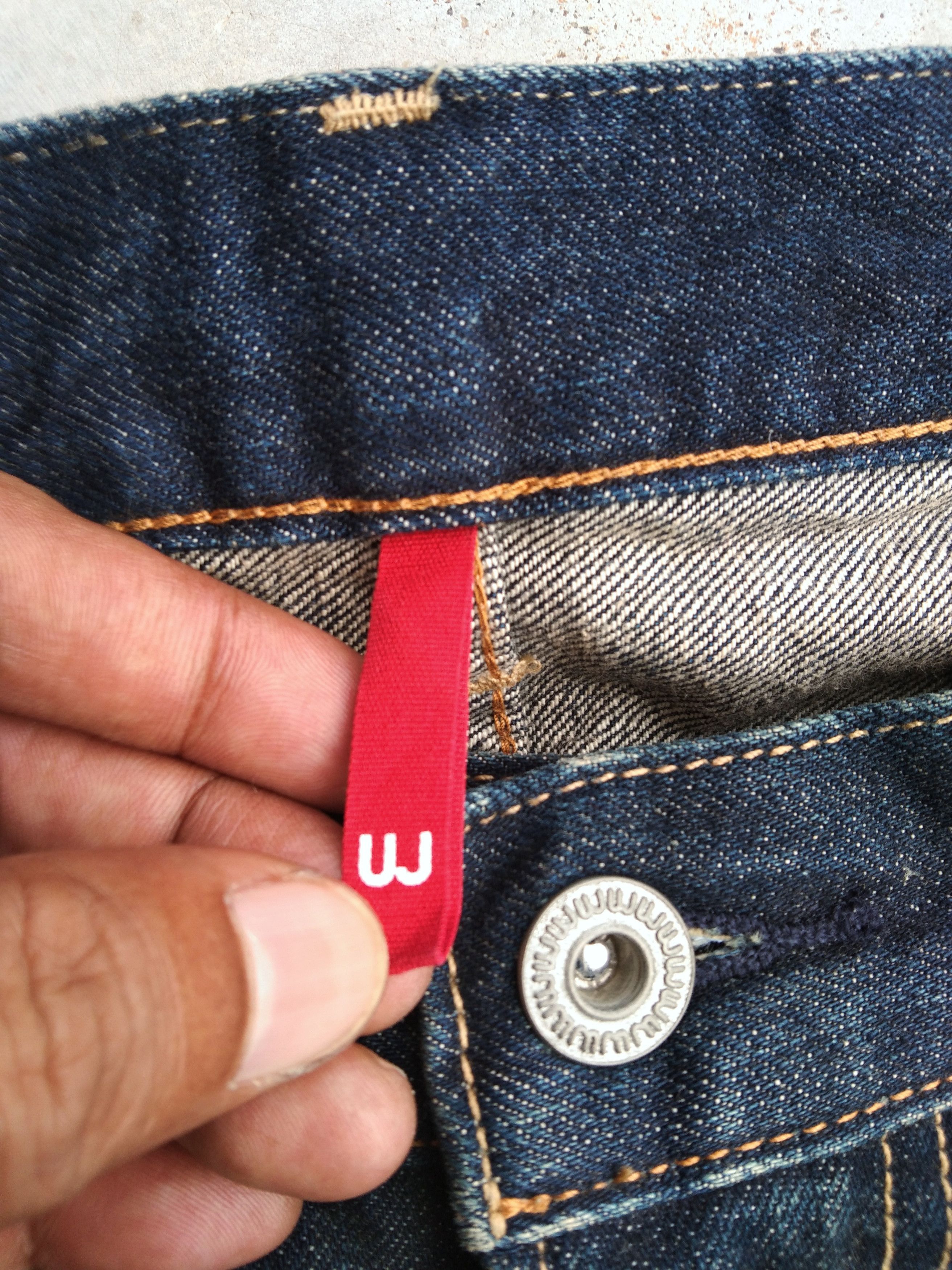 Japanese Brand Vintage Japanese Brand 'UJ' Uniqlo Denim Blue Jeans 34x29 Size US 34 / EU 50 - 6 Thumbnail