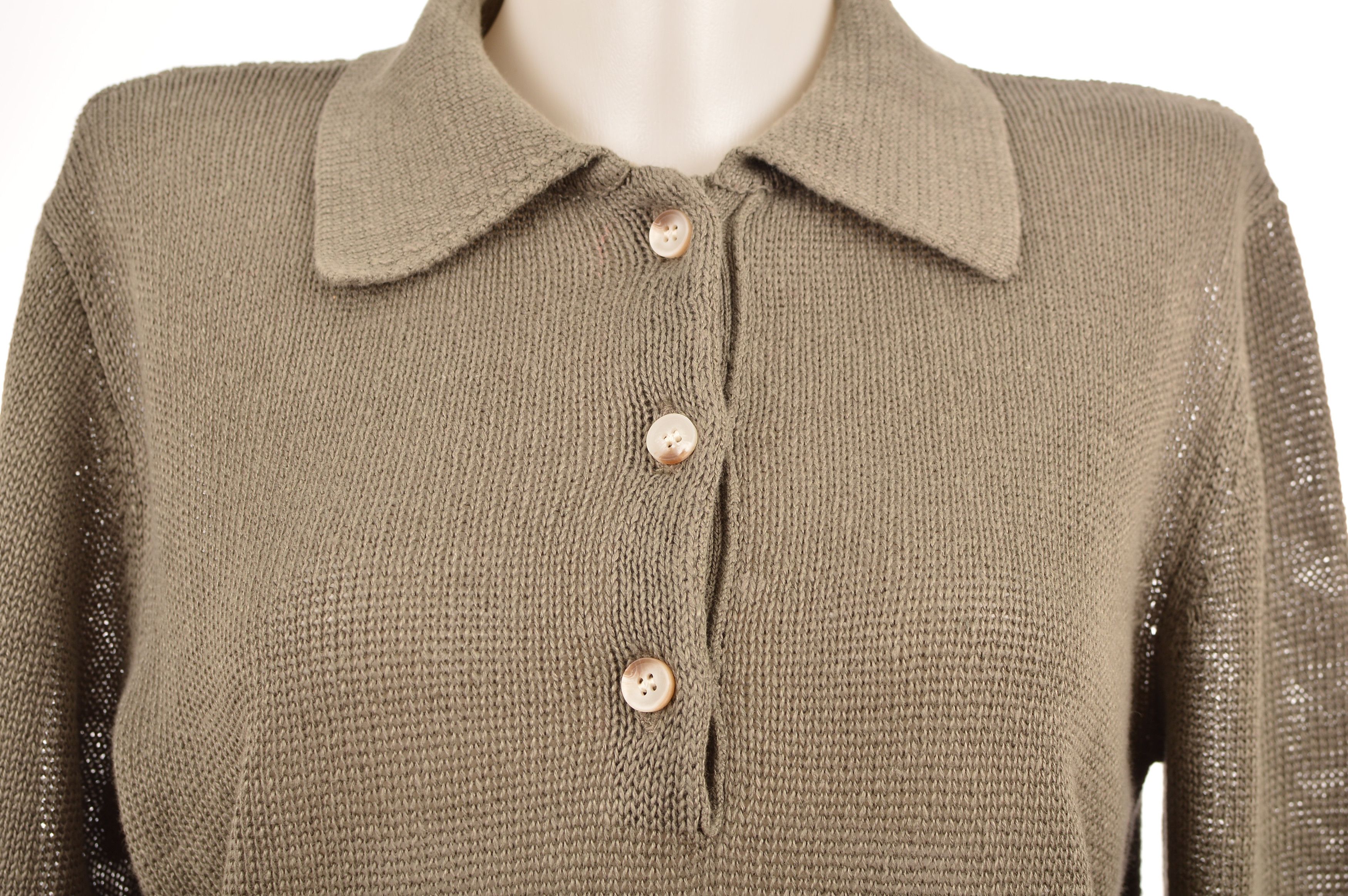 Designer Tatuum Taszka Linen Jumper Sweater Size M / US 6-8 / IT 42-44 - 2 Thumbnail