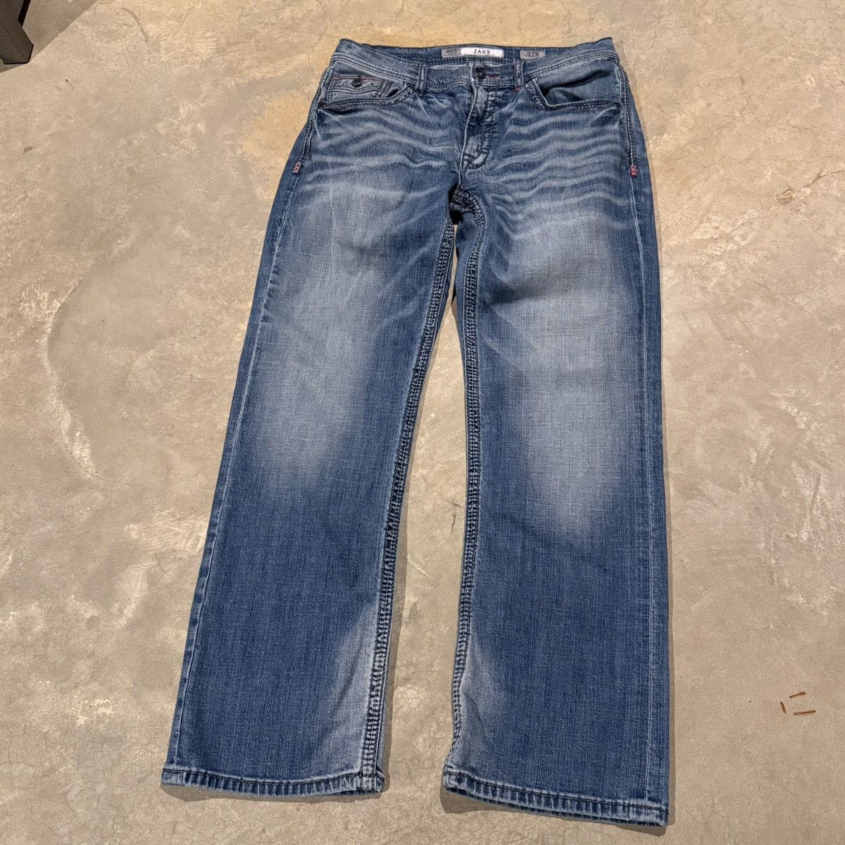 Vintage Vintage 2000s BKE Faded Baggy Jeans Grunge ERD Skater Y2K Size US 32 / EU 48 - 6 Thumbnail
