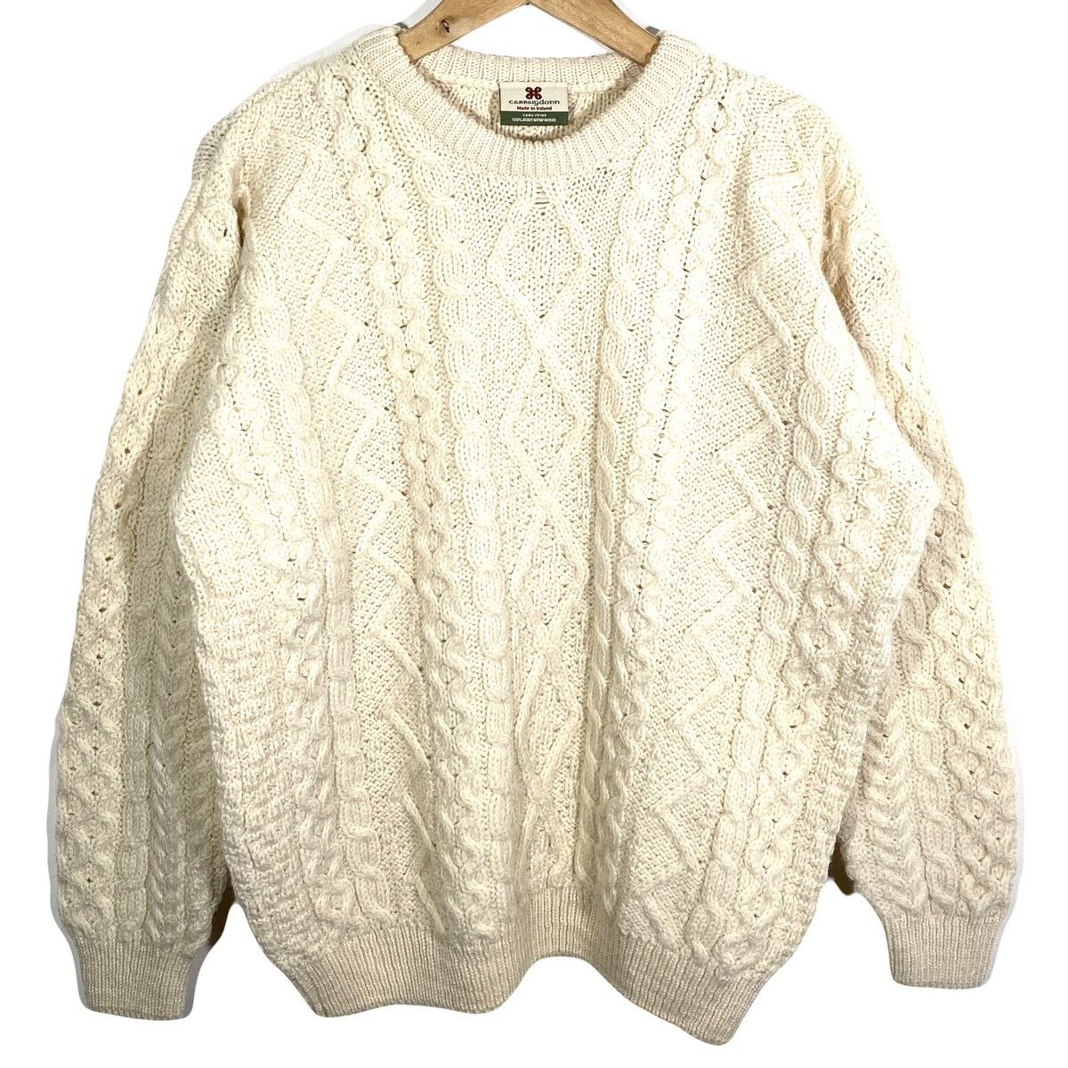 Pull Grosse Maille Hiver Vintage 90’s Carraig Donn