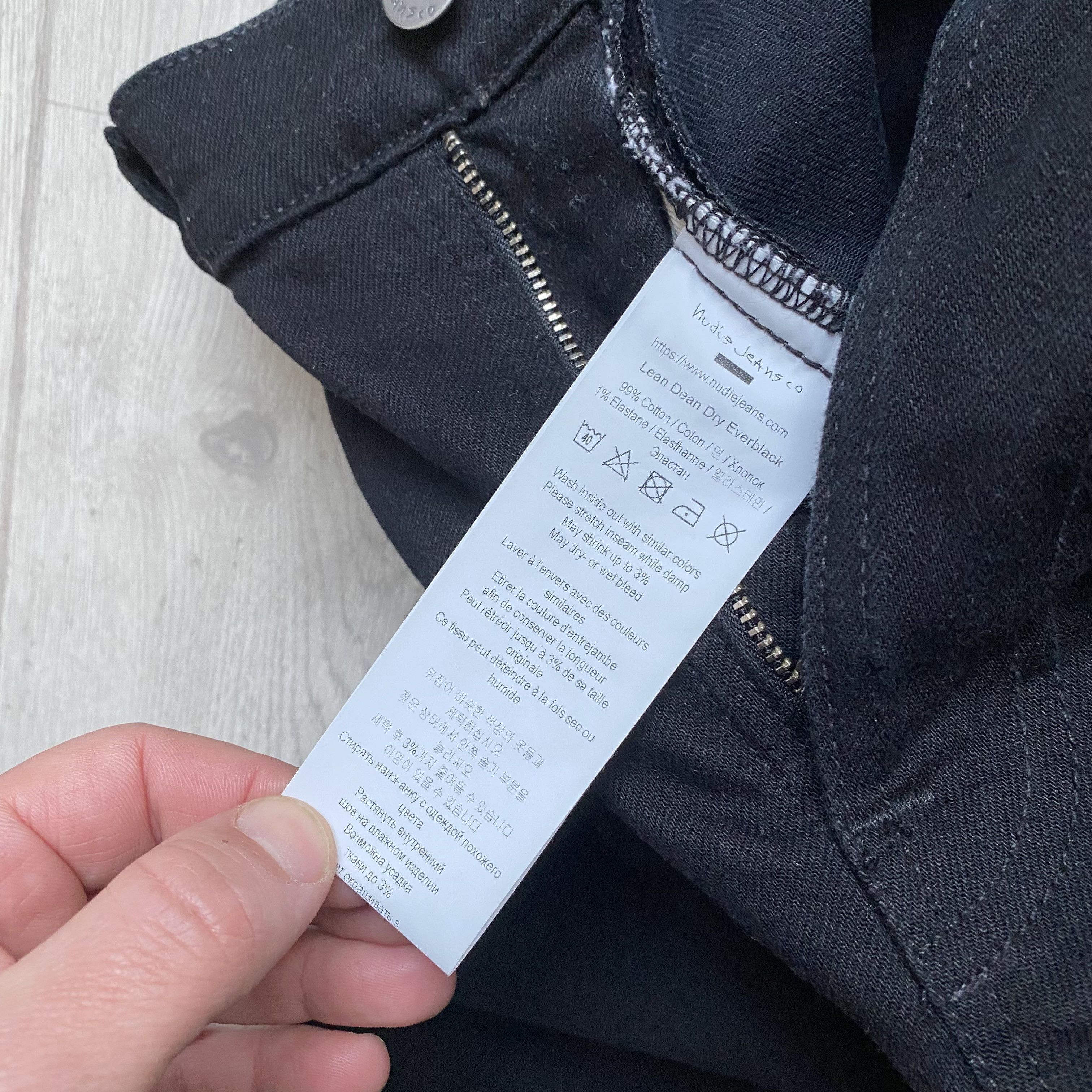 Nudie Jeans Nudie Jeans Black Denim slim pants Stretch Size US 31 - 8 Thumbnail