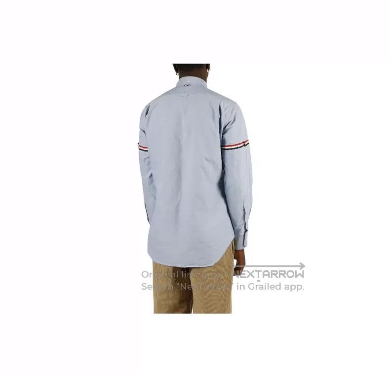 Thom Browne Thom Browne Light blue long-sleeved shirt Size US XL / EU 56 / 4 - 8 Thumbnail