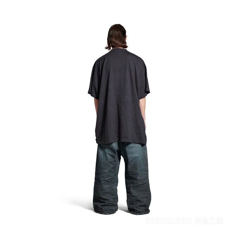 Balenciaga o1la1rc1a0825 Dup / Ebay T-Shirt Oversized in Black Size XL / US 12-14 / IT 48-50 - 5 Thumbnail