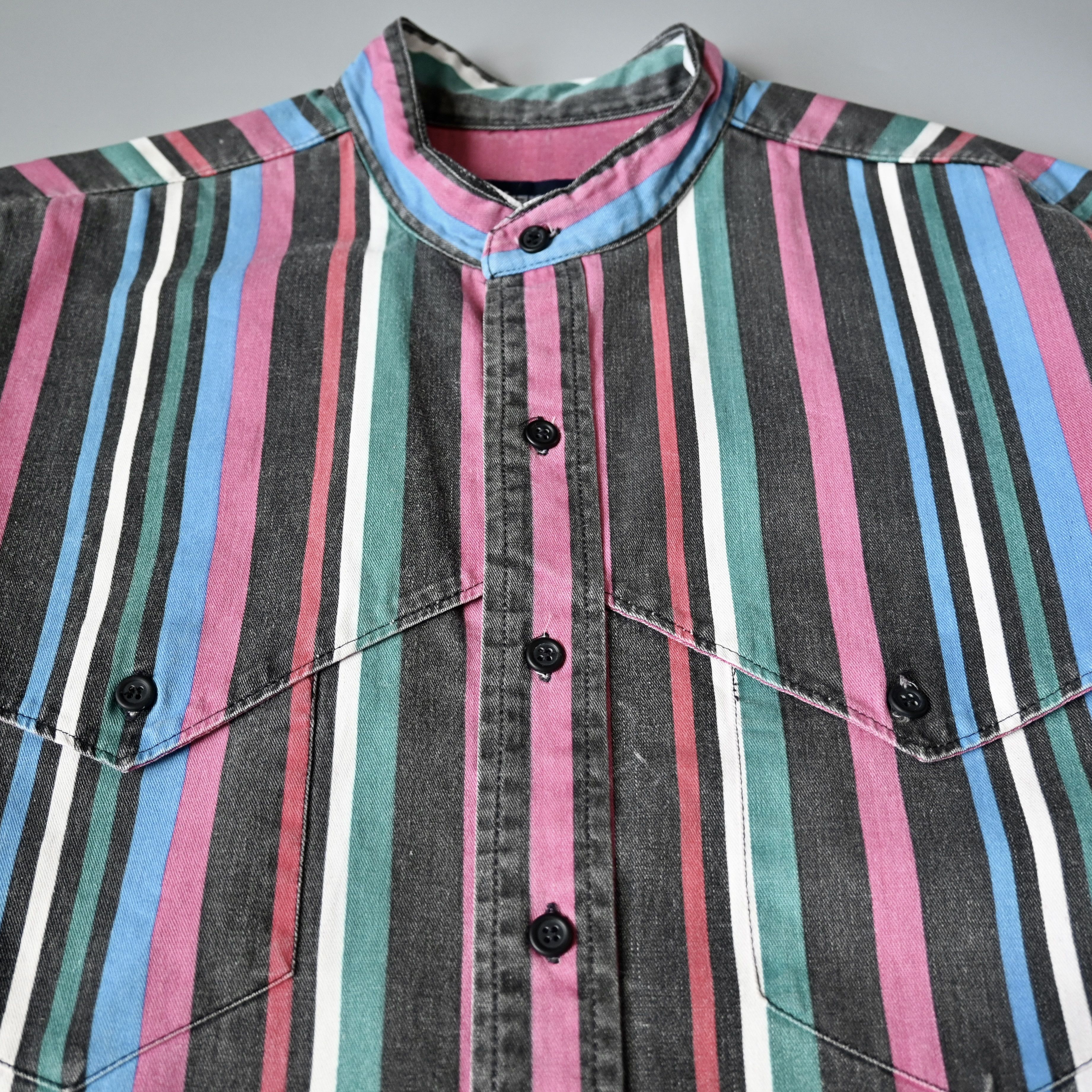 Vintage Custom collar, VTG Wrangler Brushpopper cape shirt 17.5-35 Size US XL / EU 56 / 4 - 5 Thumbnail