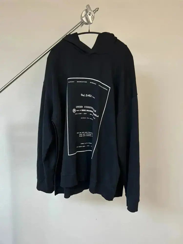 Maison Margiela Maison Margiela MM6 Logo Print Hoodie-2505 Size US L / EU 52-54 / 3 - 1 Thumbnail