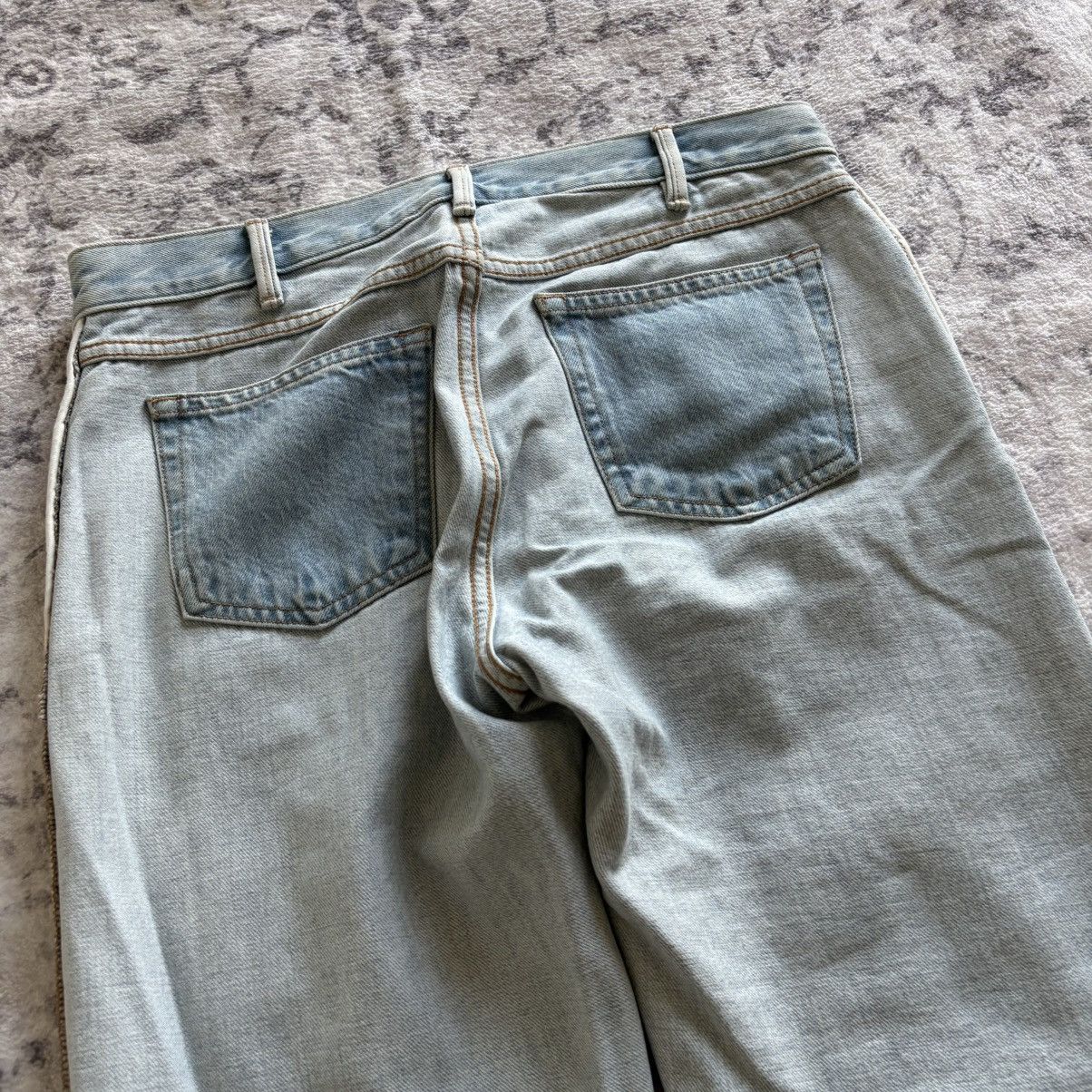 Helmut Lang Helmut Lang Reversible Inside Out Denim Jeans Blue | Size 30 Size US 30 / EU 46 - 6 Thumbnail