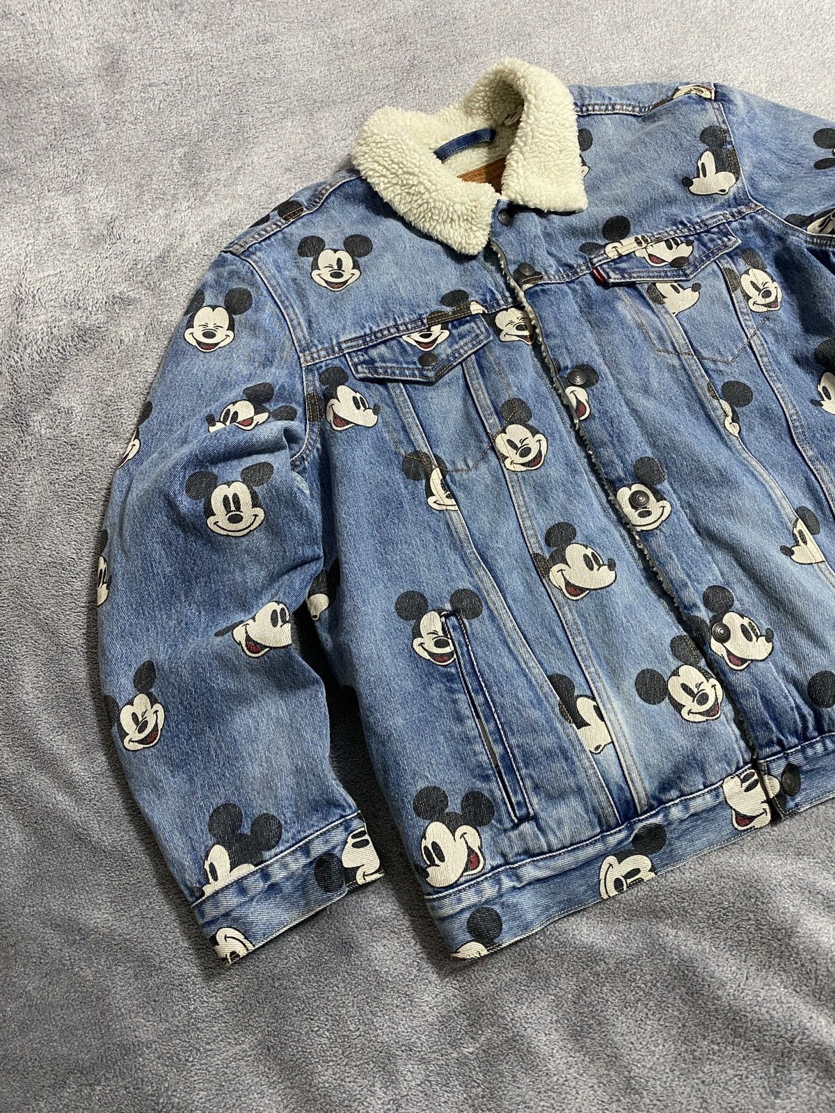 Levi's Levis x Disney mickey mouse 501 Sherpa Jacket limited edit Size US L / EU 52-54 / 3 - 3 Thumbnail