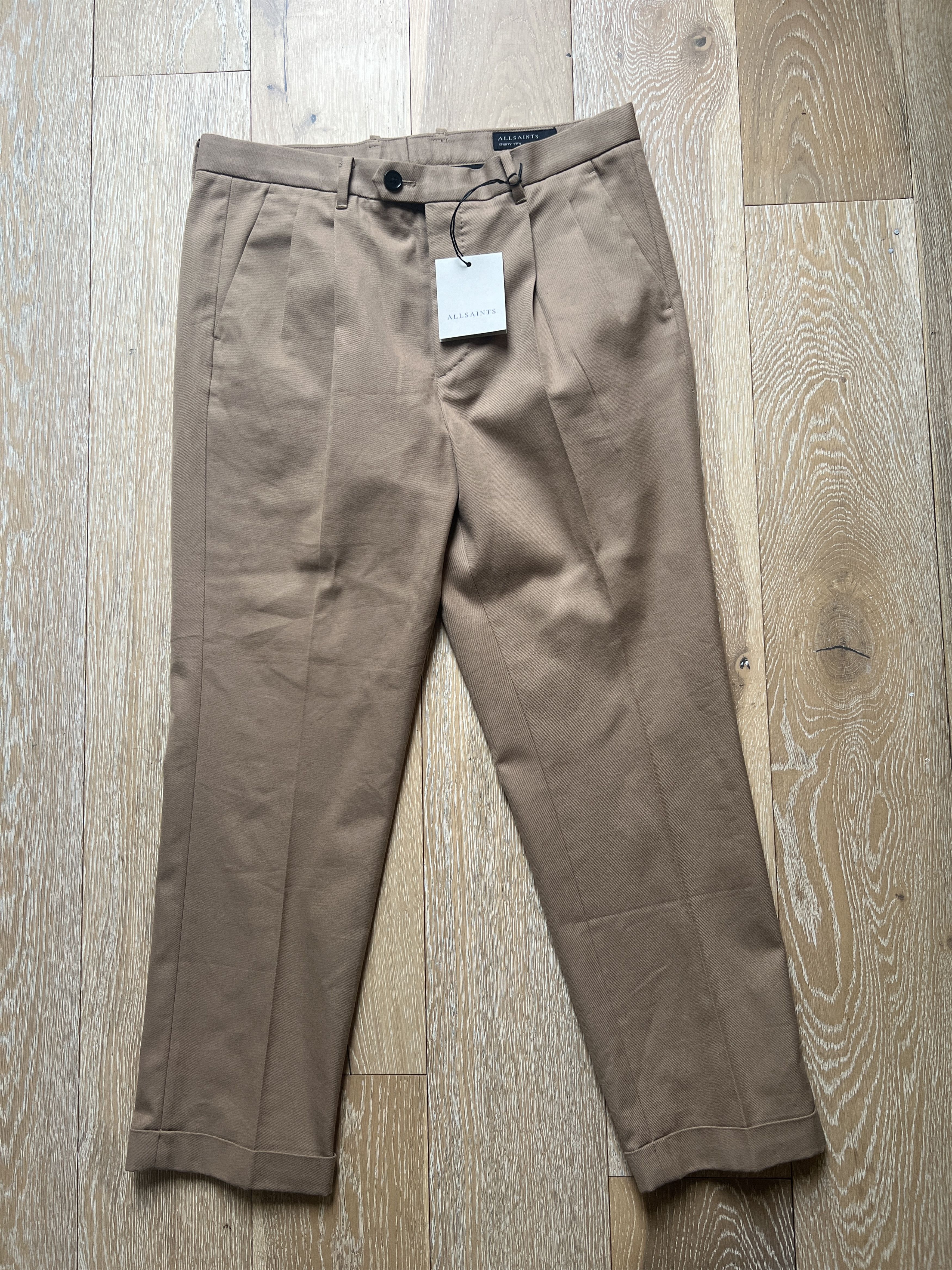 Allsaints All Saints TALLIS SLIM FIT CROPPED PANTS Size US 32 / EU 48 - 6 Thumbnail