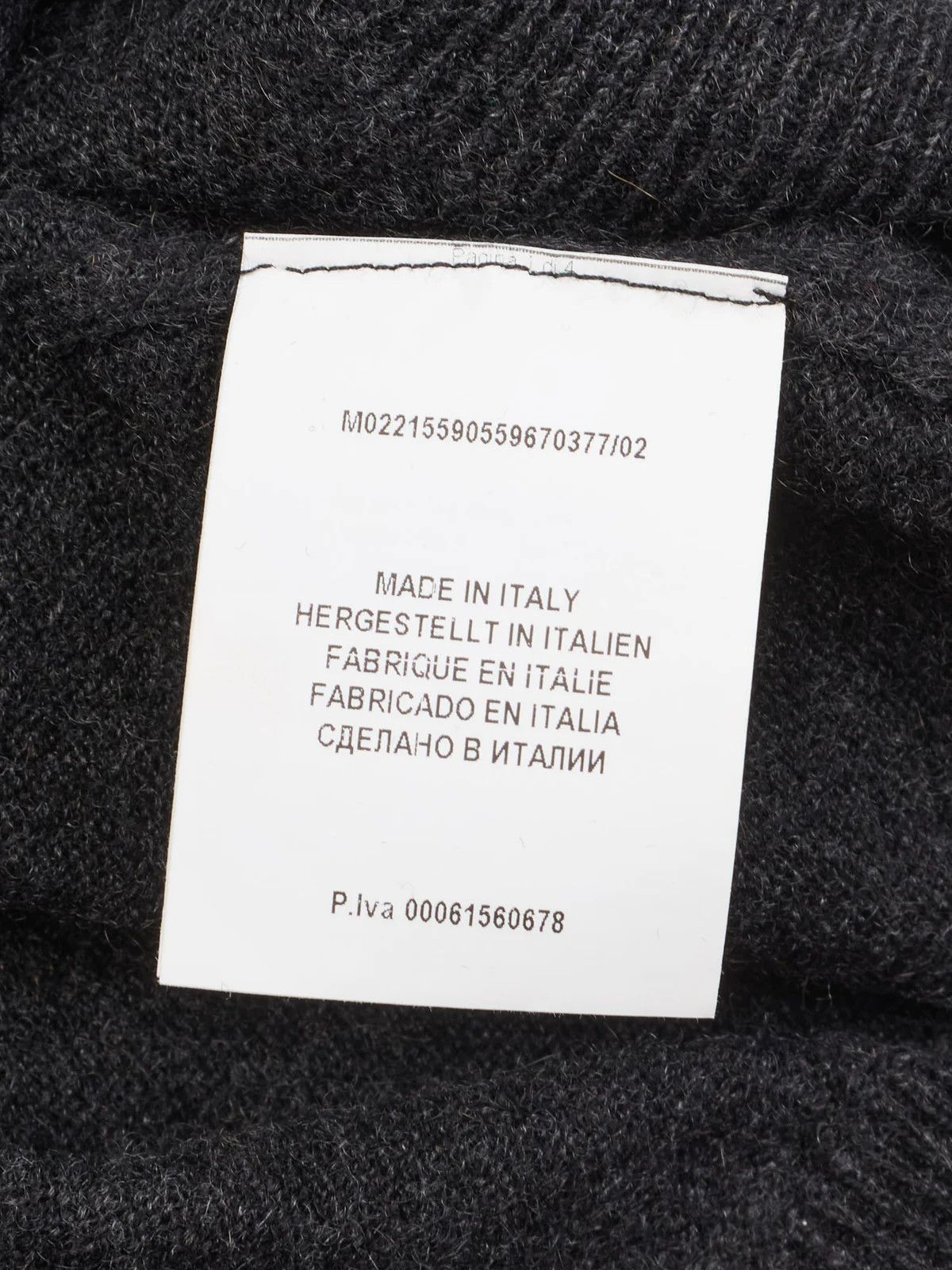 Gran Sasso GRAN SASSO for VANNUCCI Gray Cashmere Knit Crewneck Sweater Size US XS / EU 42 / 0 - 6 Thumbnail