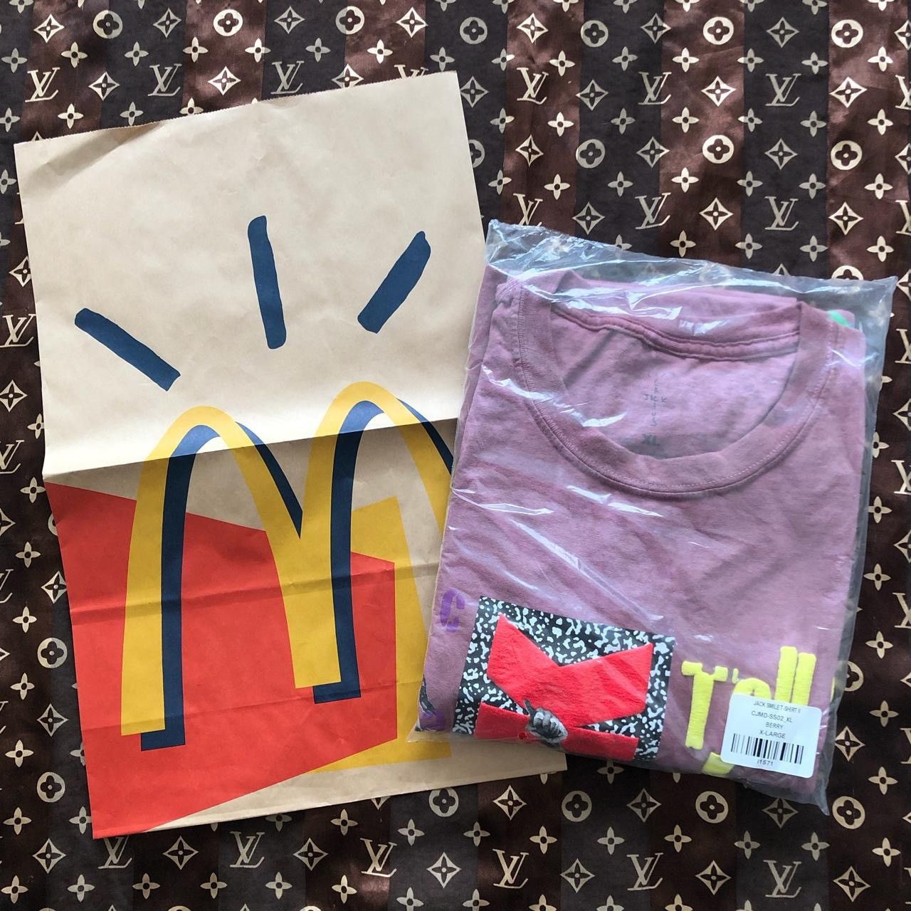 Travis Scott TRAVIS SCOTT x McDONALDS COLLAB JACK SMILE TEE 2 Size US XL / EU 56 / 4 - 1 Thumbnail