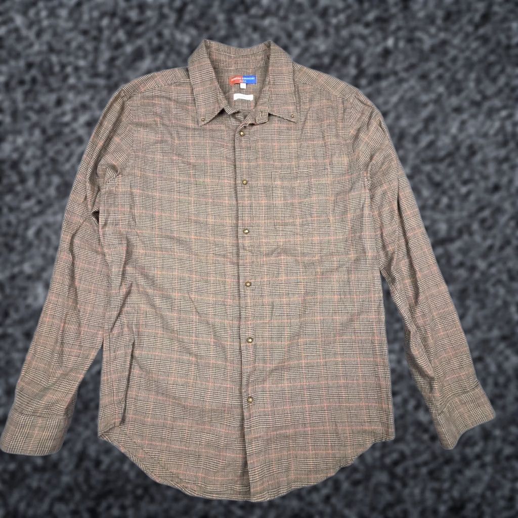 Opening Ceremony Opening Ceremony Shirt Flannel Button Up Men's Large Plaid Cotton Metal Buttons Size US L / EU 52-54 / 3 - 1 Thumbnail
