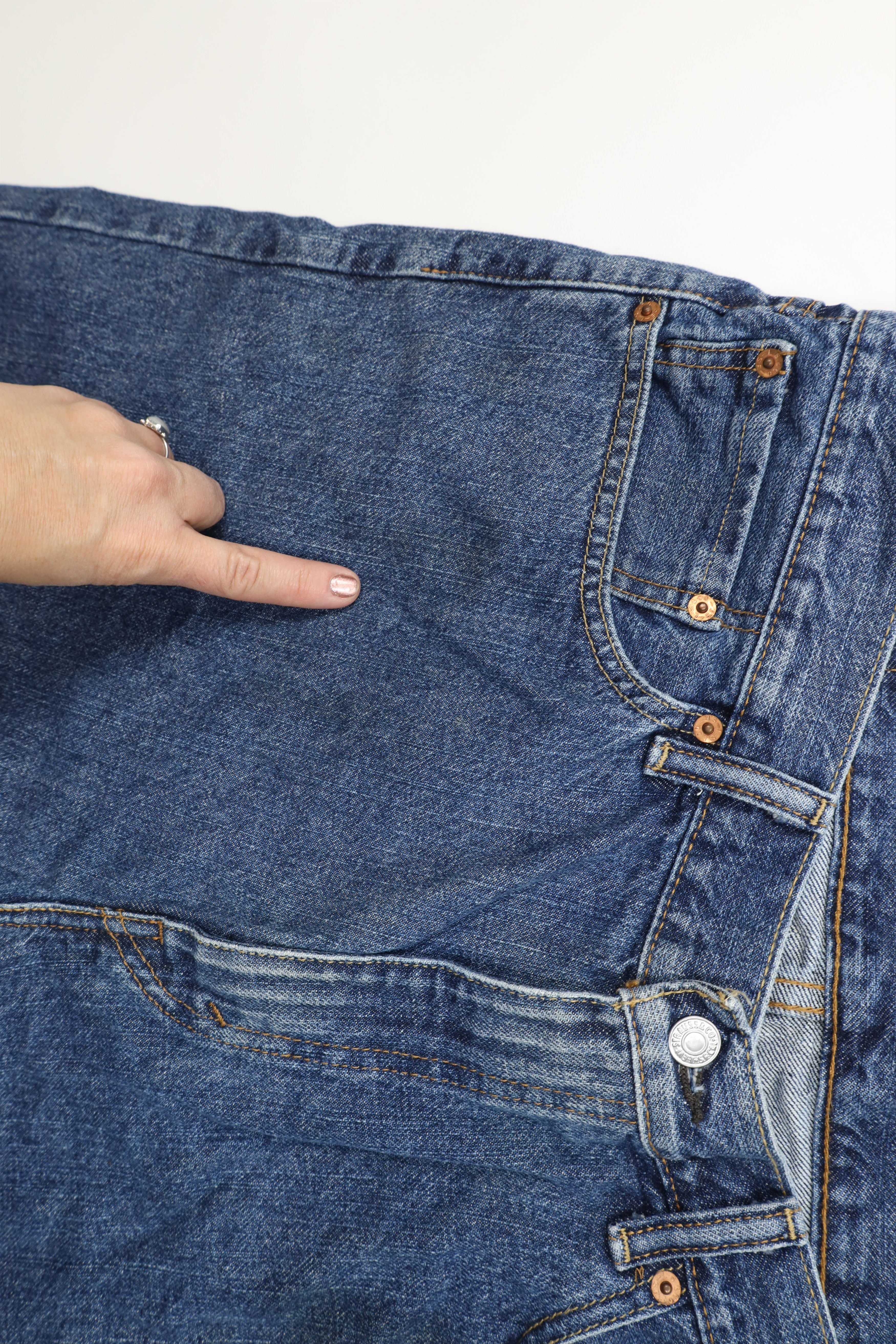 Levi's Vintage Y2K Levis 505 Regular Fit Denim Jean Shorts Jorts Size US 36 / EU 52 - 6 Thumbnail