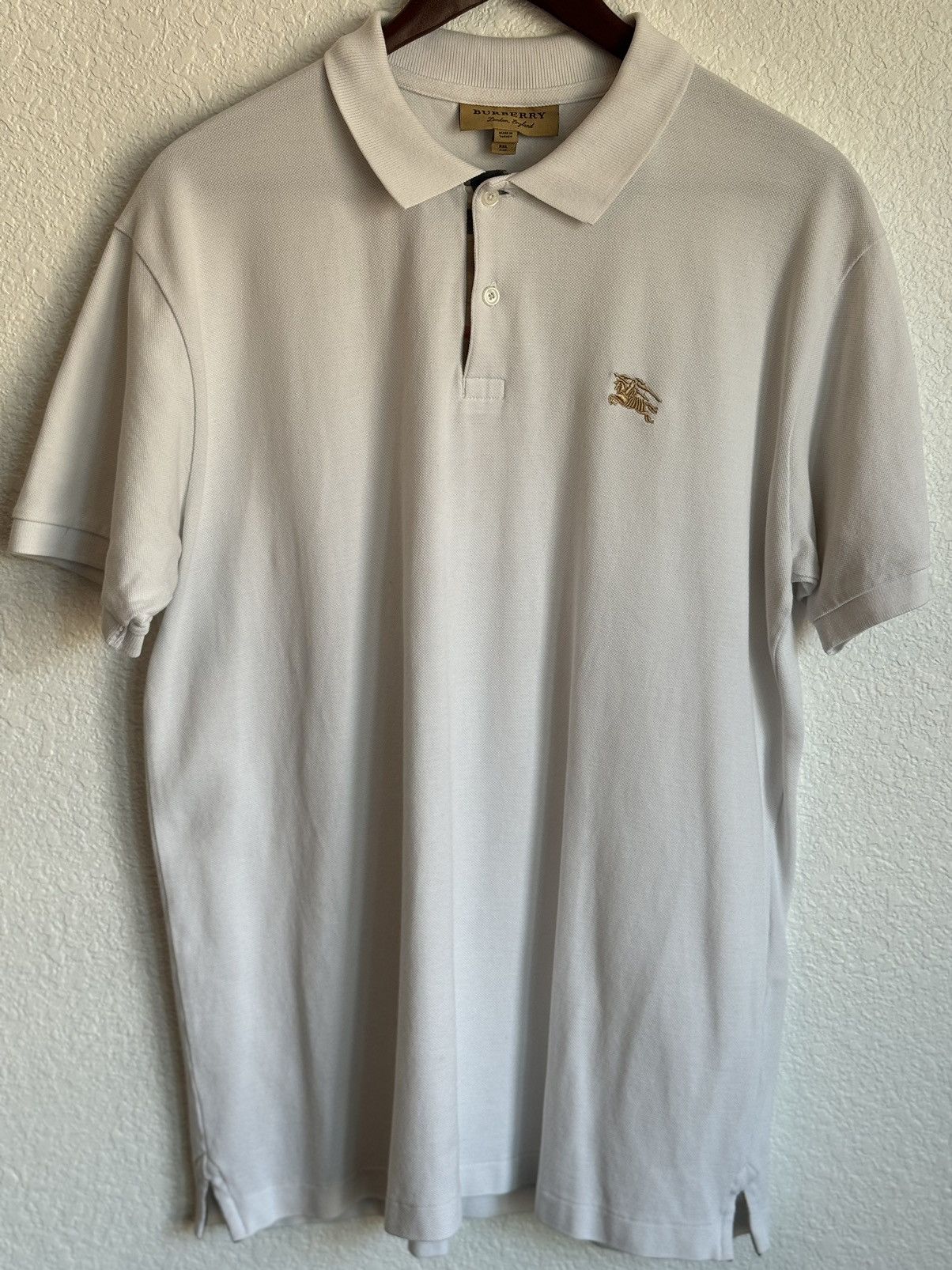 Burberry Burberry Polo Shirt Short Sleeve Sz XXL Size US XXL / EU 58 / 5 - 6 Thumbnail