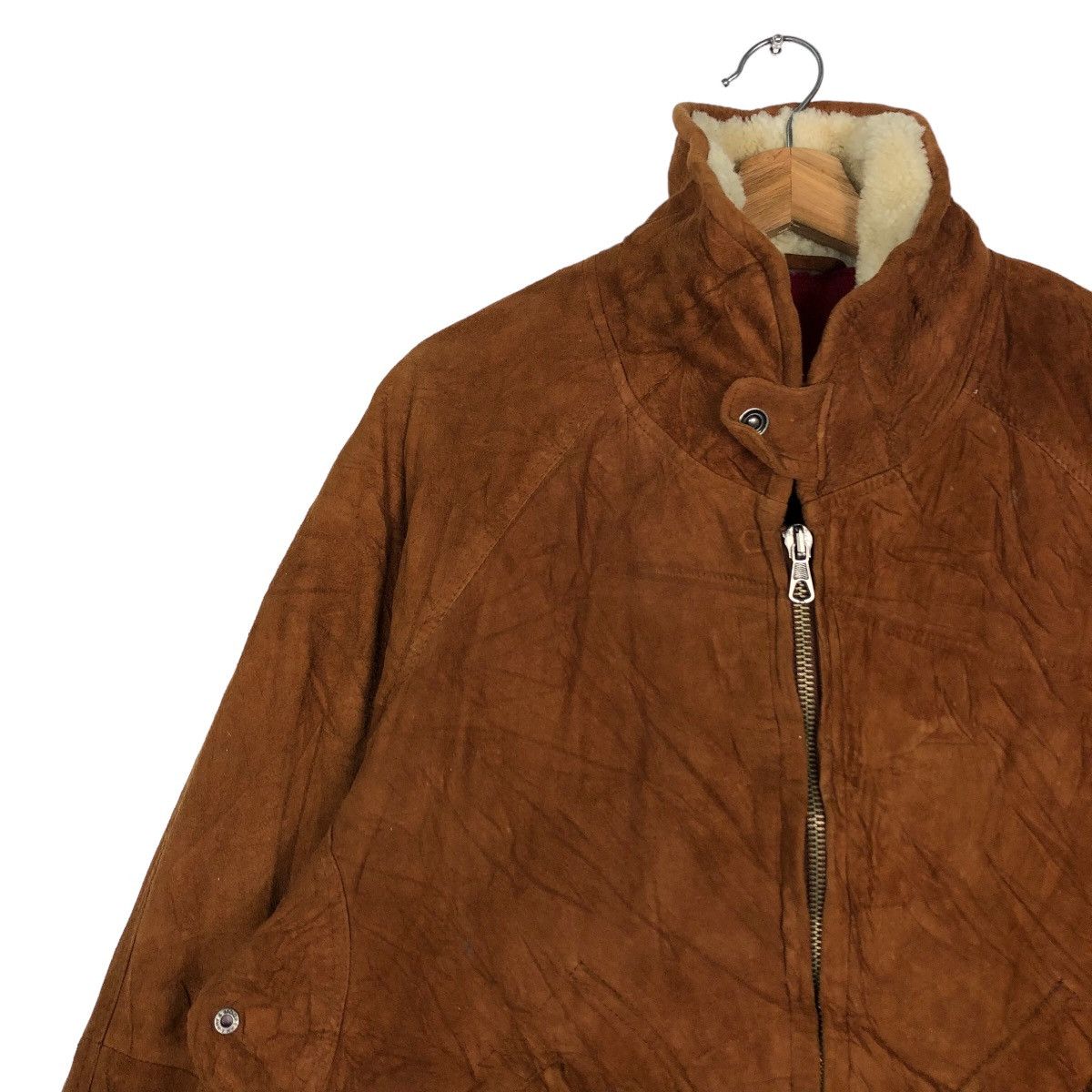 Japanese Brand 🔥Vera Pelle Real Leather Biker Jacket Harry & Moore Italy Size US M / EU 48-50 / 2 - 7 Thumbnail