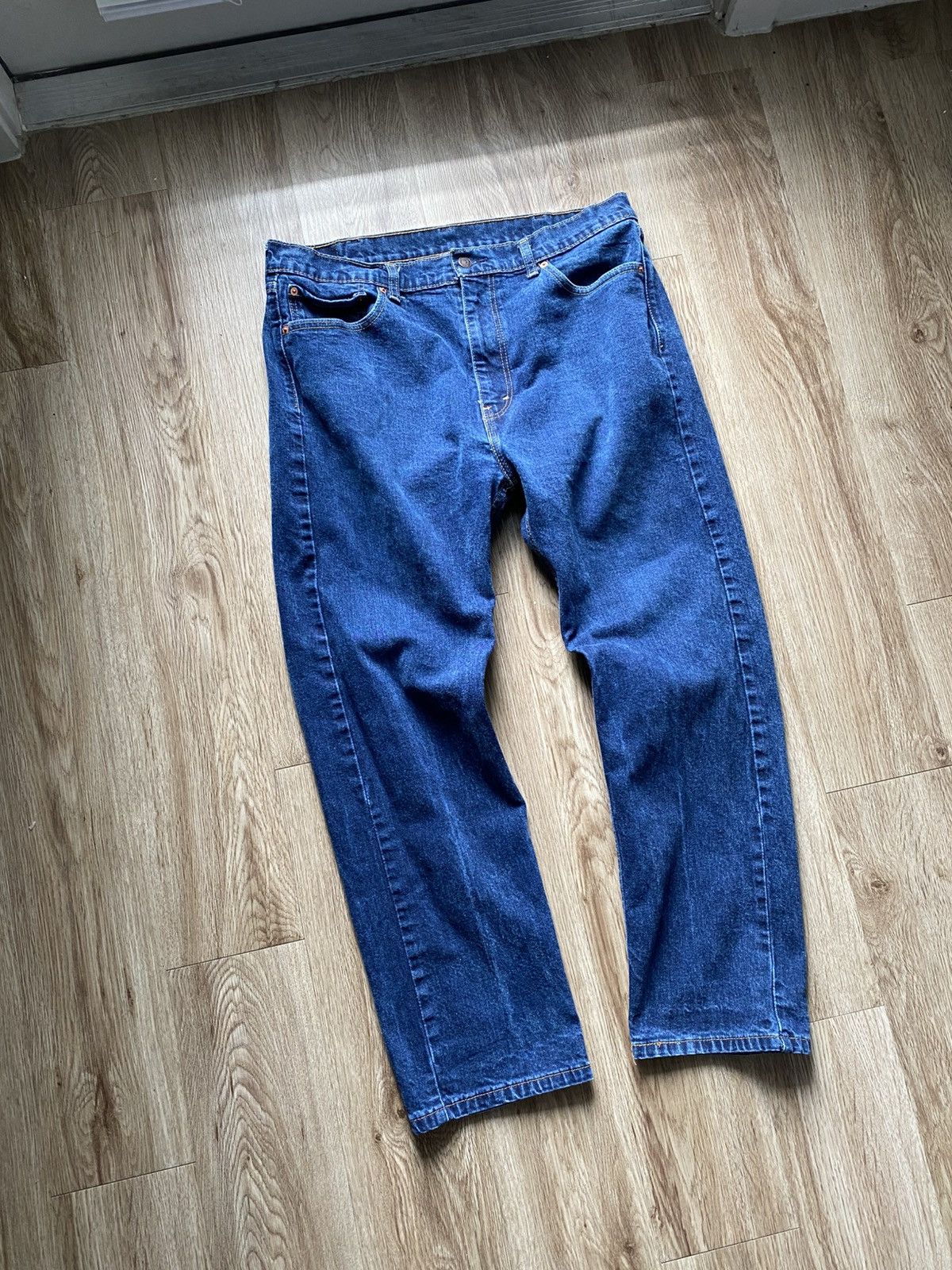 Levi's Levis 505 Dark Wash Denim Jeans Size US 38 / EU 54 - 3 Thumbnail
