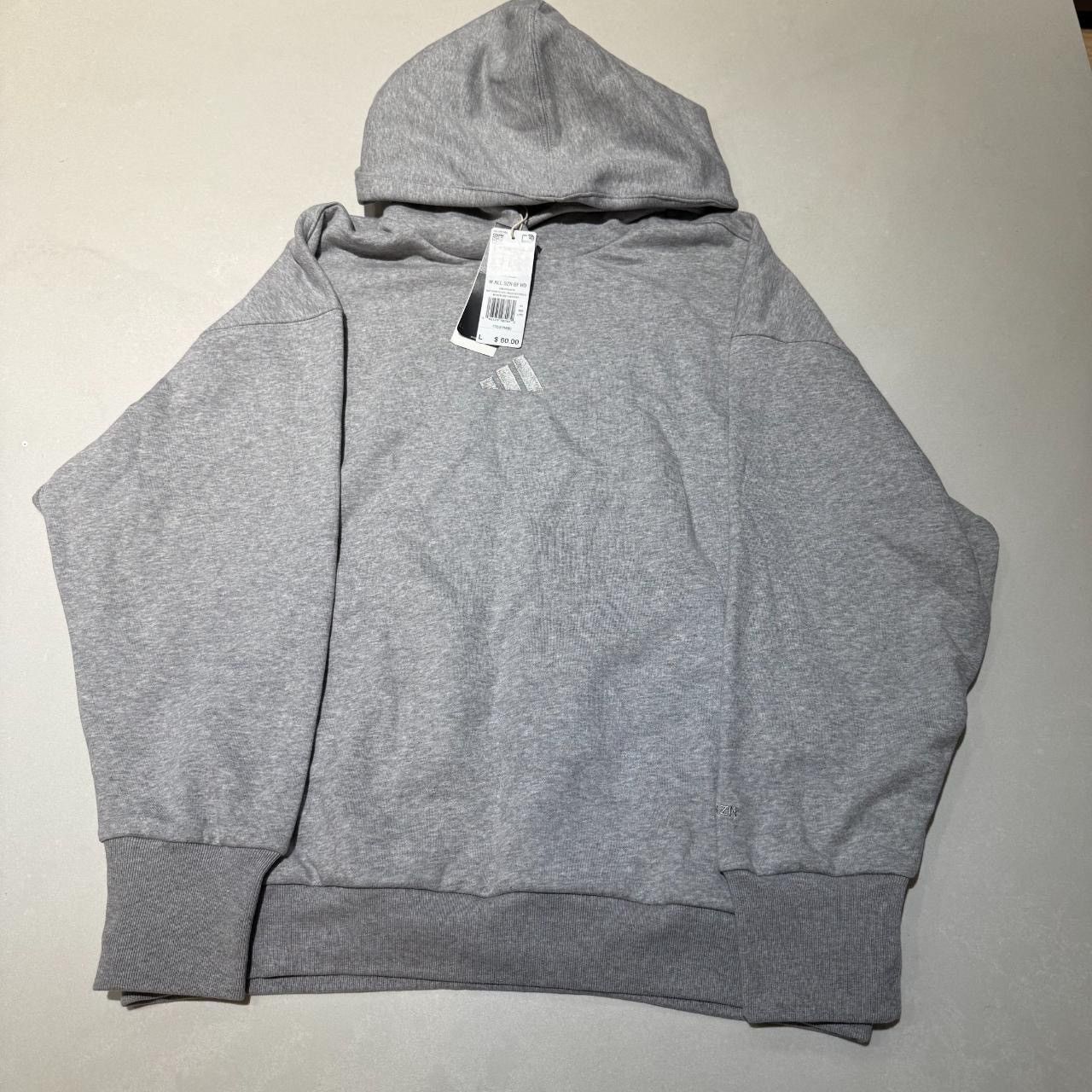 Adidas Grey baggy fit adidas hoodie Size US L / EU 52-54 / 3 - 1 Thumbnail