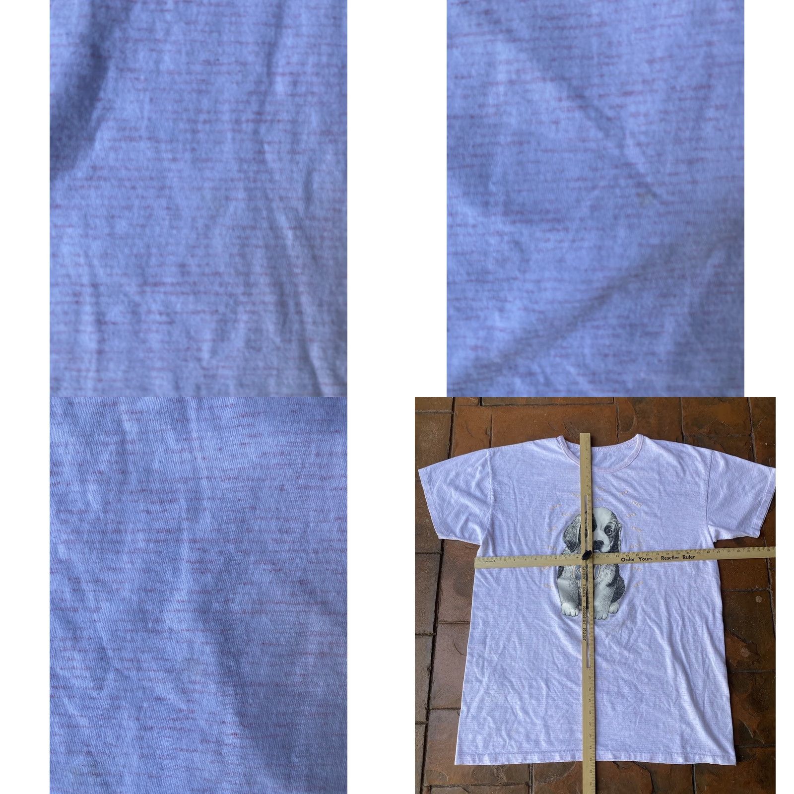 Vintage VINTAGE 90s St Bernard Dog Sleep T-Shirt One Size Pink Single Stitch Mens Shirt Size US M / EU 48-50 / 2 - 8 Thumbnail