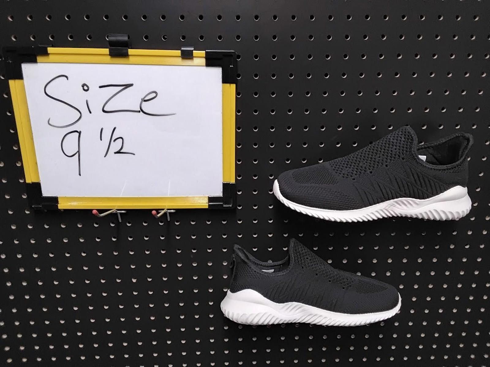 Other Act Fast! Black Slip-On Athletic Knit Sneaker Size 9.5 Size US 9.5 / EU 42-43 - 1 Preview