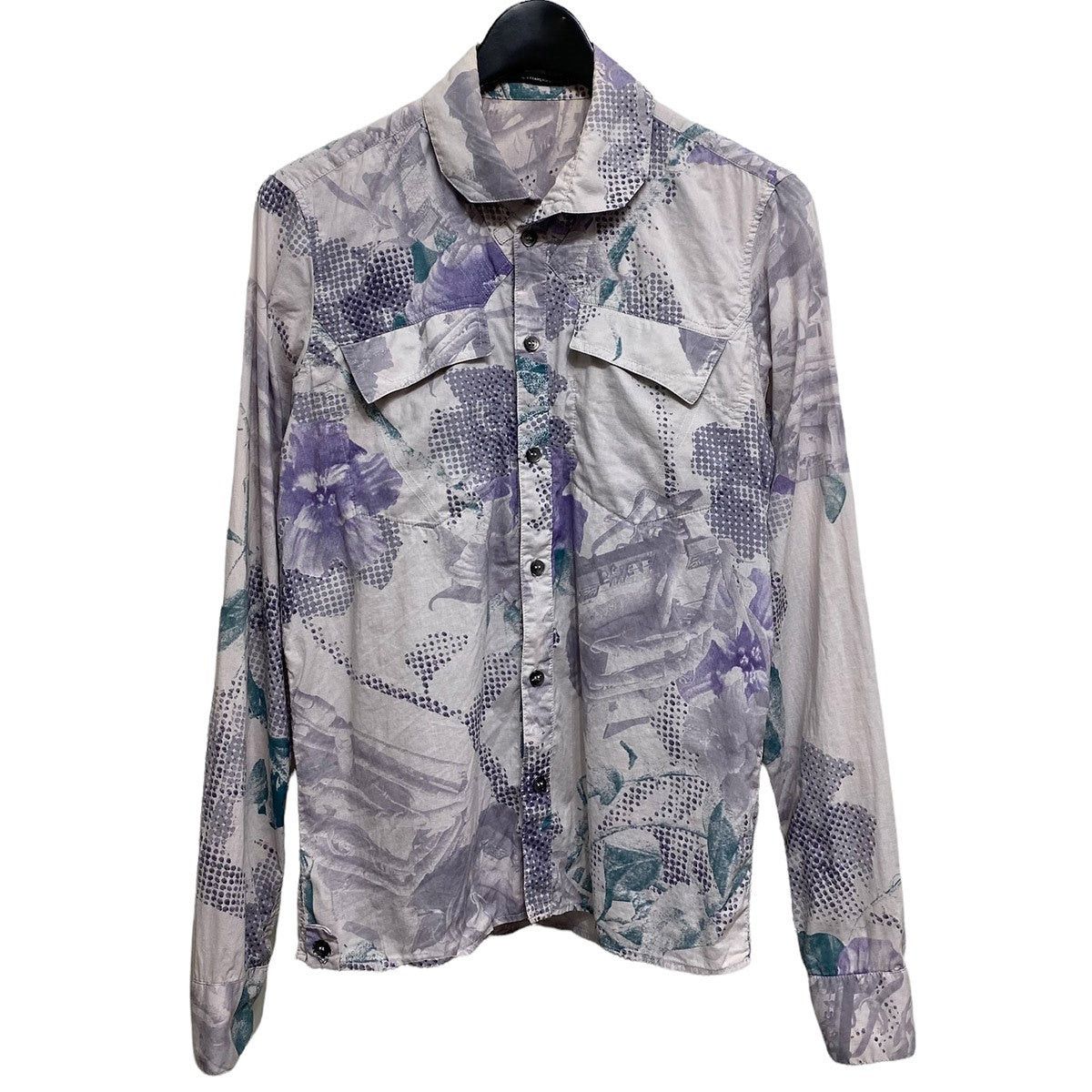 Marithe + Francois Girbaud Archive Allover Graphic Button Up Shirt Size US S / EU 44-46 / 1 - 1 Thumbnail