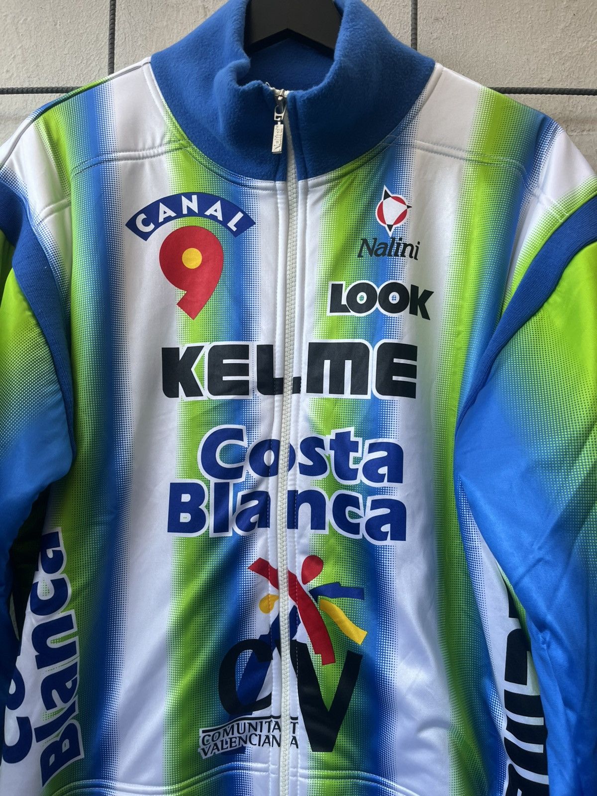 Other Nalini x Team Kelme Spain Vintage Fleece Bomber Jacket Size US XL / EU 56 / 4 - 4 Thumbnail