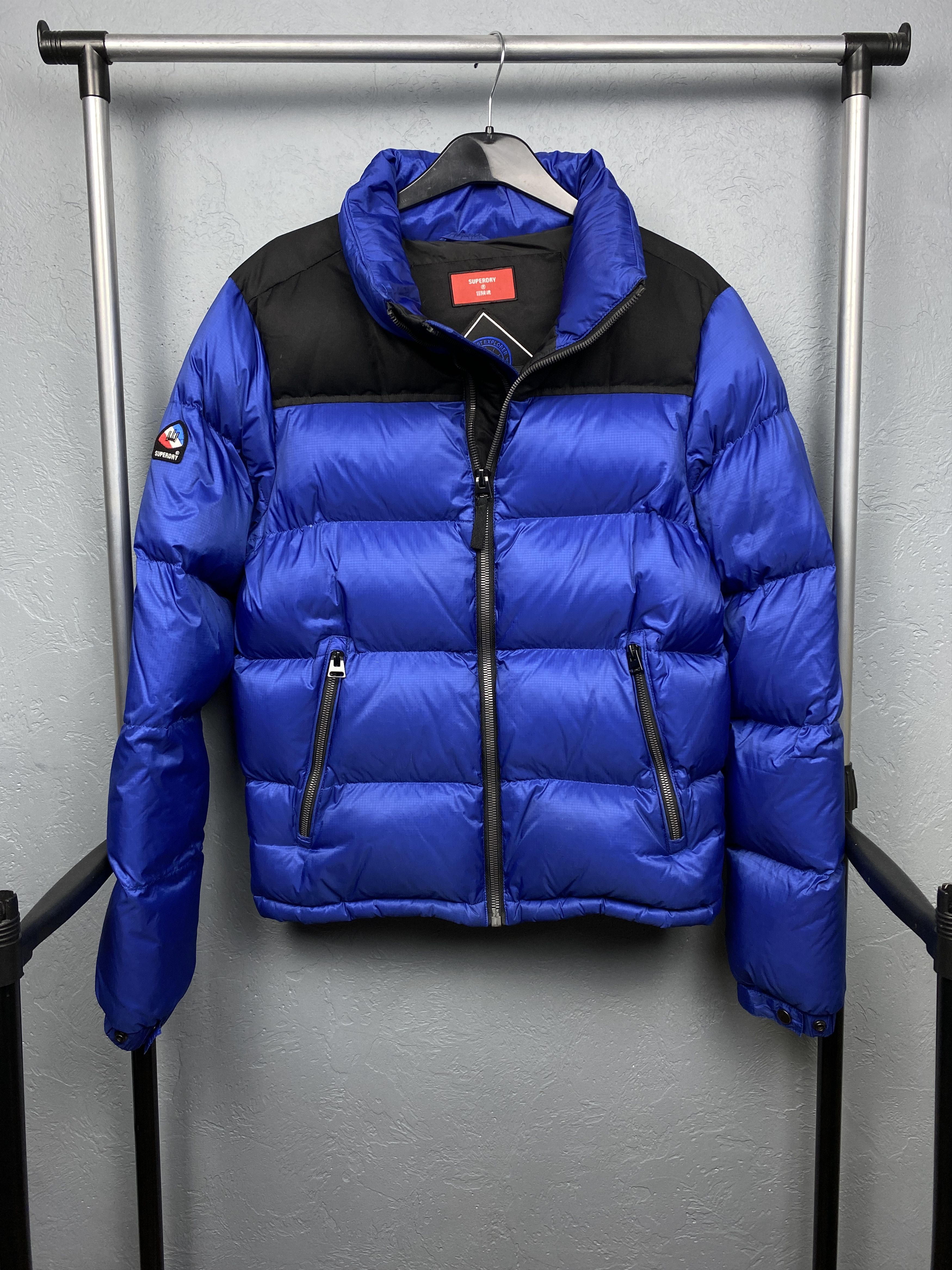 Superdry Superdry Mens Goose Down Puffer Vest Size US S / EU 44-46 / 1 - 1 Thumbnail