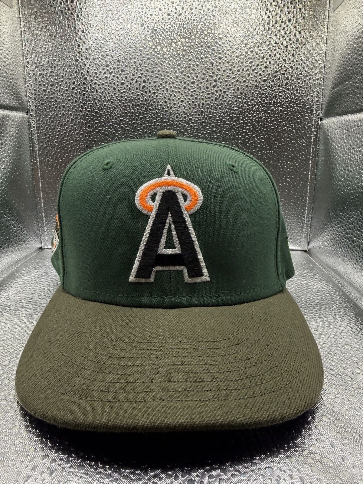 New Era Los Angeles Angels New Era - Green/Purple Fitted SZ 7 1/8 Size ONE SIZE - 1 Thumbnail