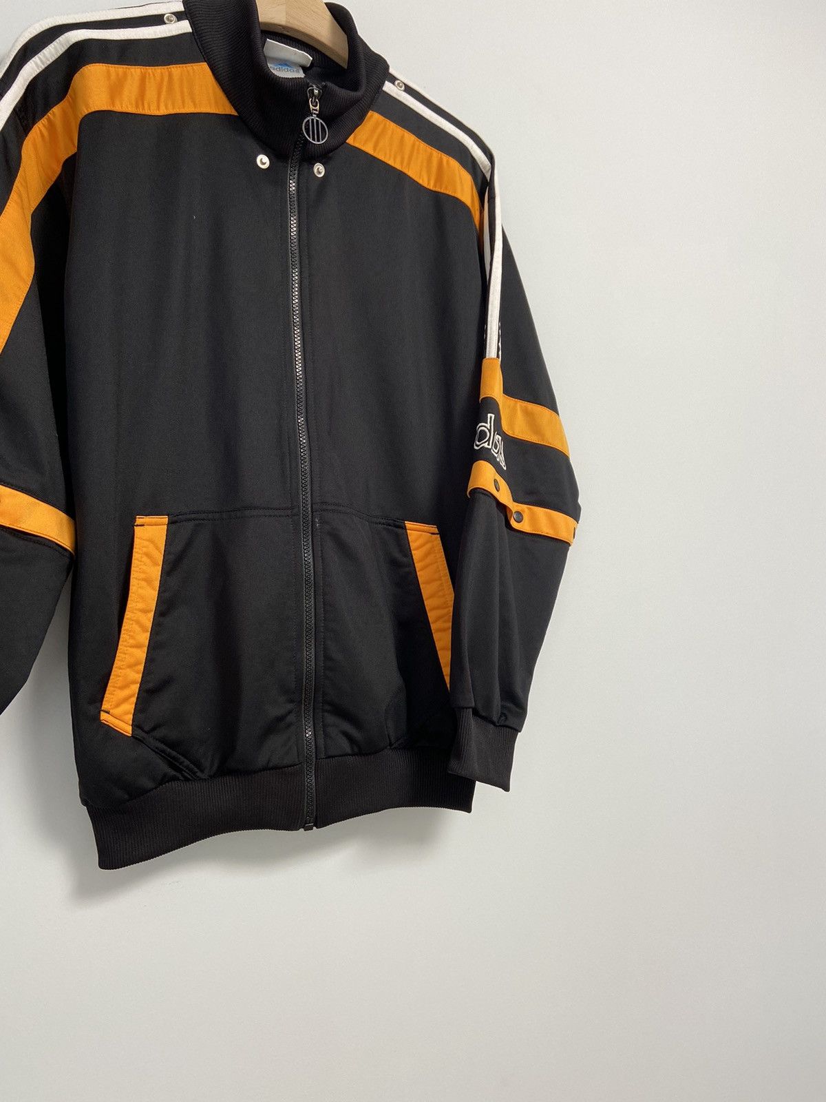 Vintage Adidas Track Top Black Vintage 90’s logo style Hype Size US S / EU 44-46 / 1 - 4 Thumbnail