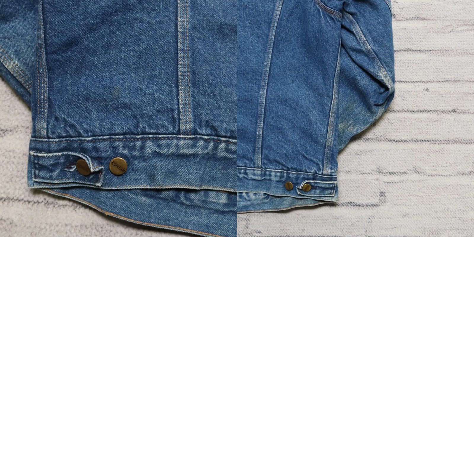 Carhartt Vintage Carhartt Denim Trucker Jacket Medium Wash 44 Mens Size 44 WIP Size US 44 / EU 60 - 11 Thumbnail