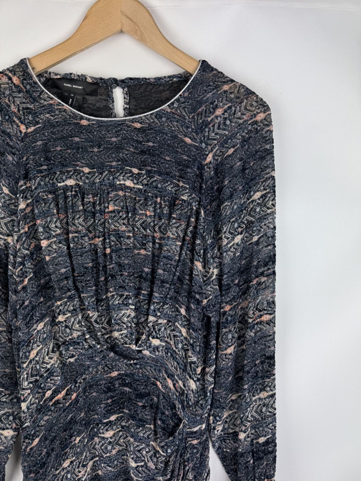 Isabel Marant Isabel Marant Ladies Viscose / Silk Long Sleeve Dress Size S / US 4 / IT 40 - 5 Thumbnail