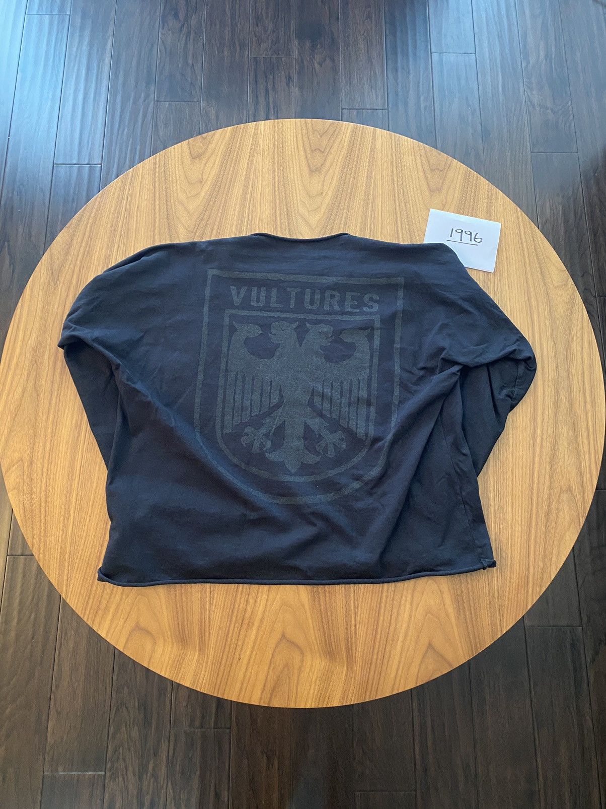 Kanye West YZY Vultures Black Long Sleeve Size US S / EU 44-46 / 1 - 2 Thumbnail