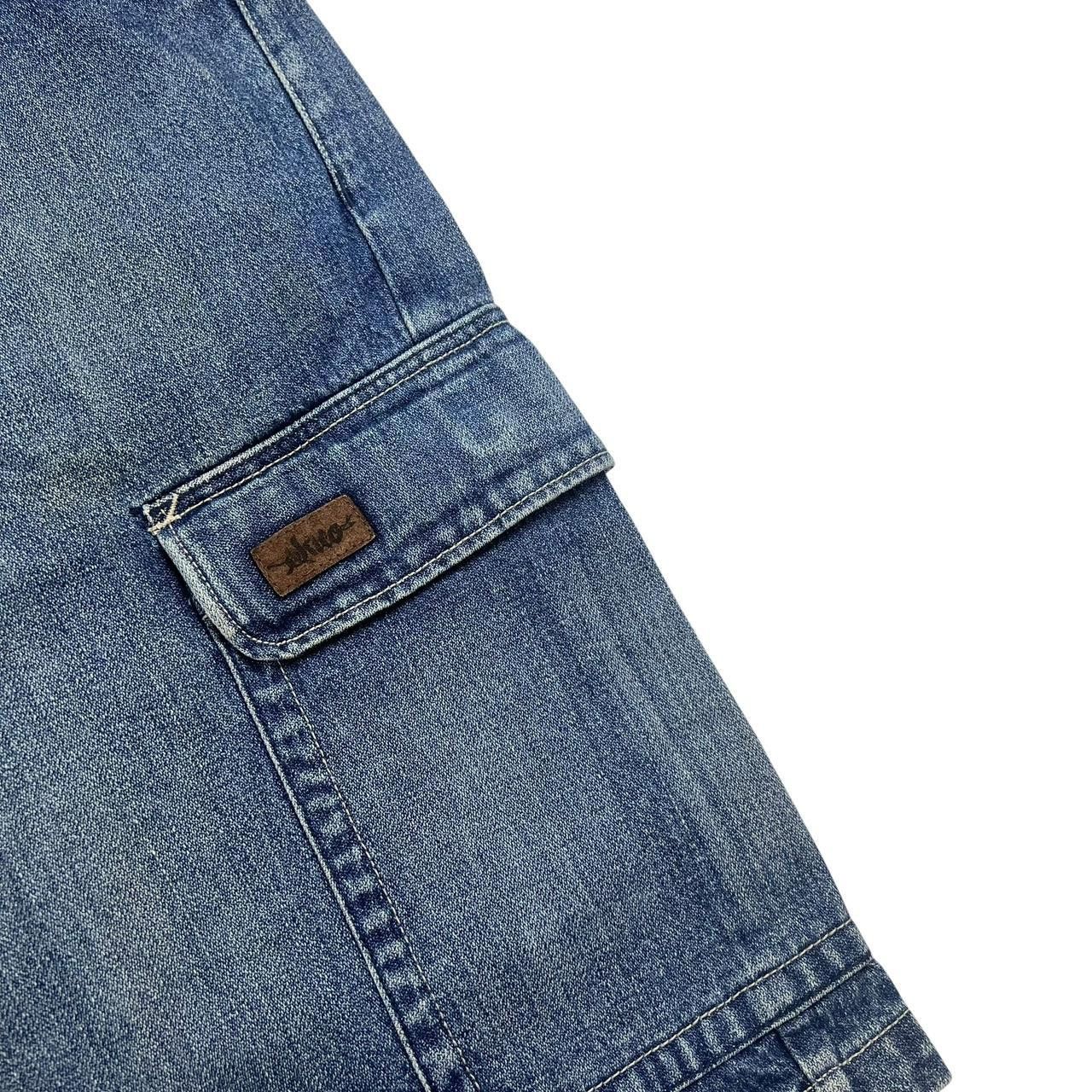 JNCO Vintage Jnco Dragon Baggy Denim Cargo Shorts Jorts Waist 32 Size US 32 / EU 48 - 5 Thumbnail