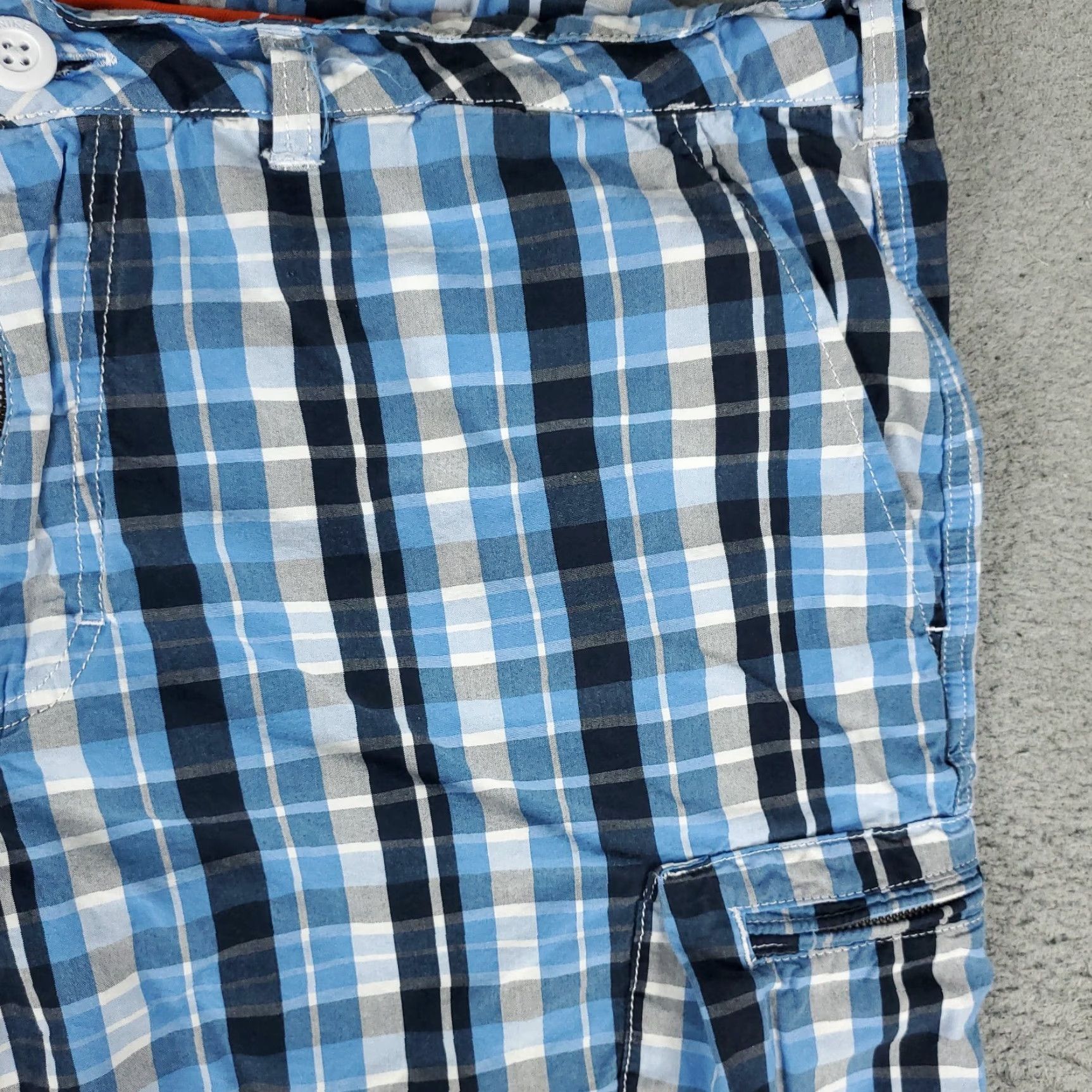 Nike Nike Shorts Mens Size 38 Blue Plaid Cotton Swoosh Cargo Outdoors Size US 38 / EU 54 - 3 Thumbnail
