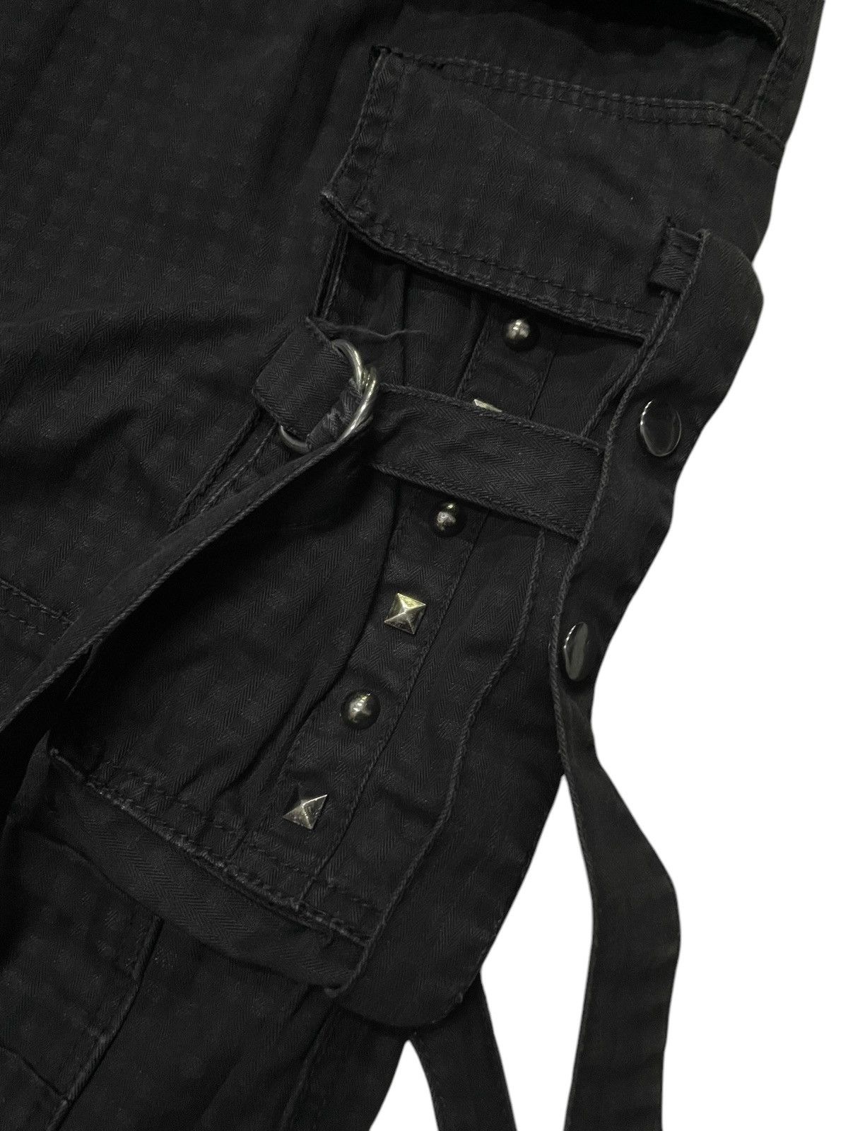 Hysteric Glamour × Japanese Brand × Tripp NYC Planet Five Japan Raver Studded Bondage Loose Jeans Size US 33 - 11 Thumbnail