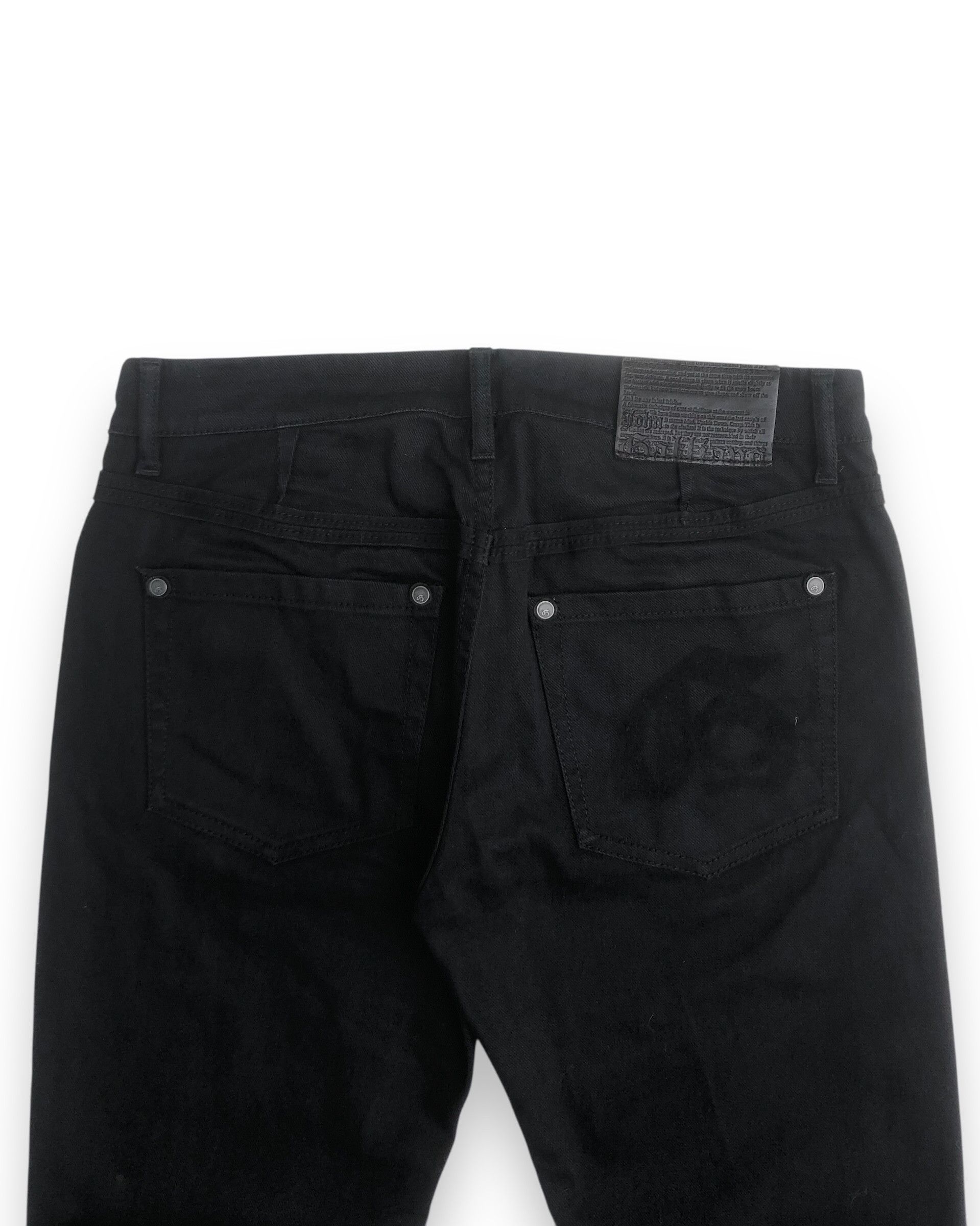 John Galliano 2000s John Galliano Skinny Black Jeans Size US 44 / EU 60 - 5 Thumbnail