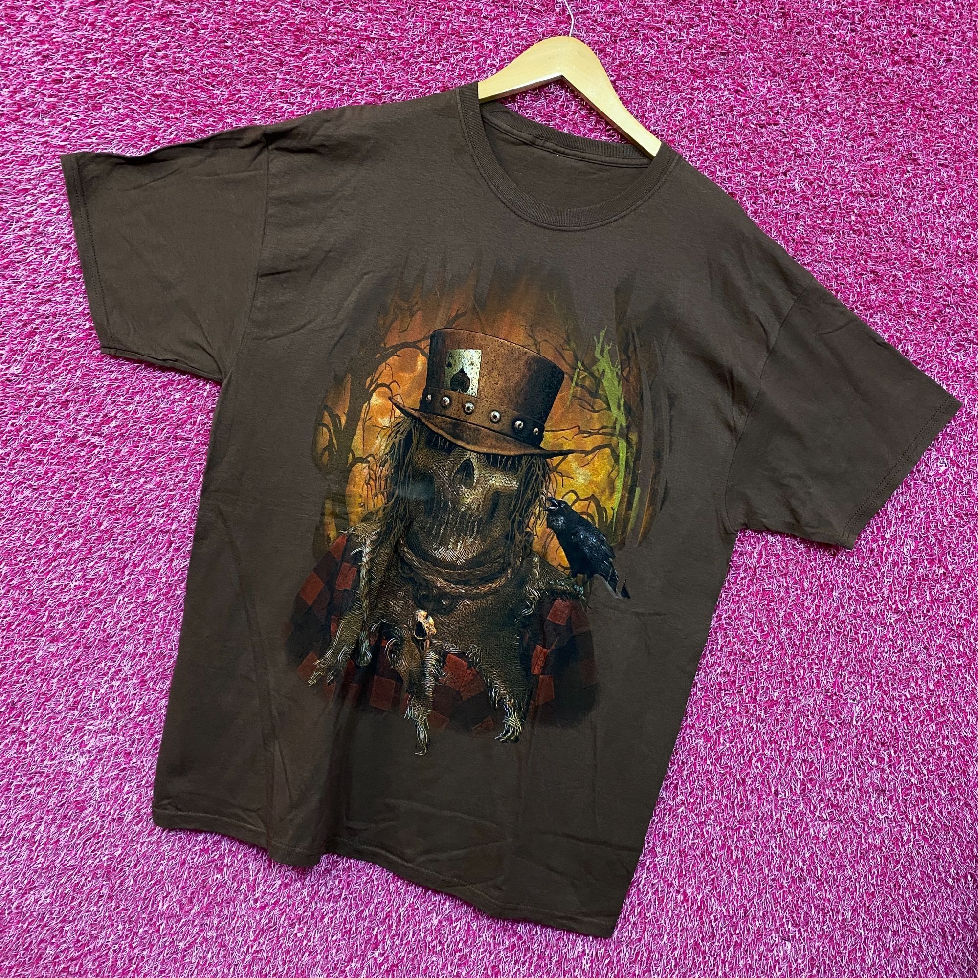 Other Scarecrow Horror Brown Tshirt size Extra Large Size US XL / EU 56 / 4 - 3 Thumbnail