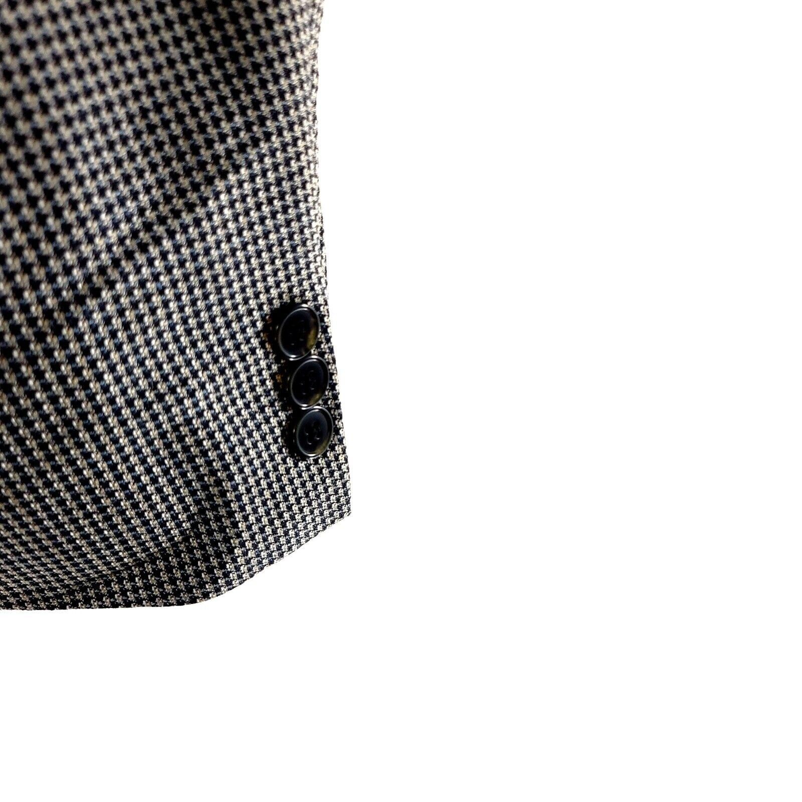 Joseph Abboud Joseph Abboud Textured Silk Wool 2 Button Sport Coat 40R Or Size 40R - 3 Thumbnail