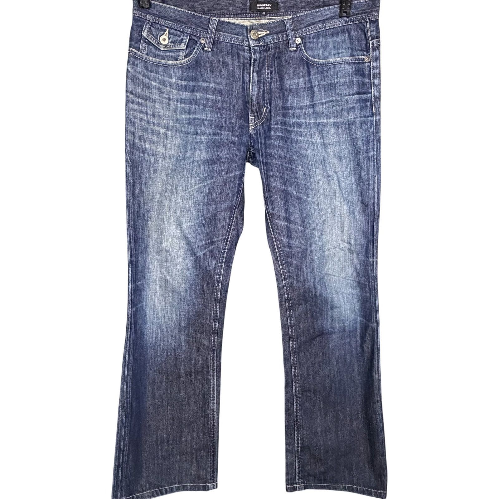 Burberry Vintage Burberry Black Label Japan Men's 32x28 Bootcut Jeans Size US 32 / EU 48 - 14 Thumbnail