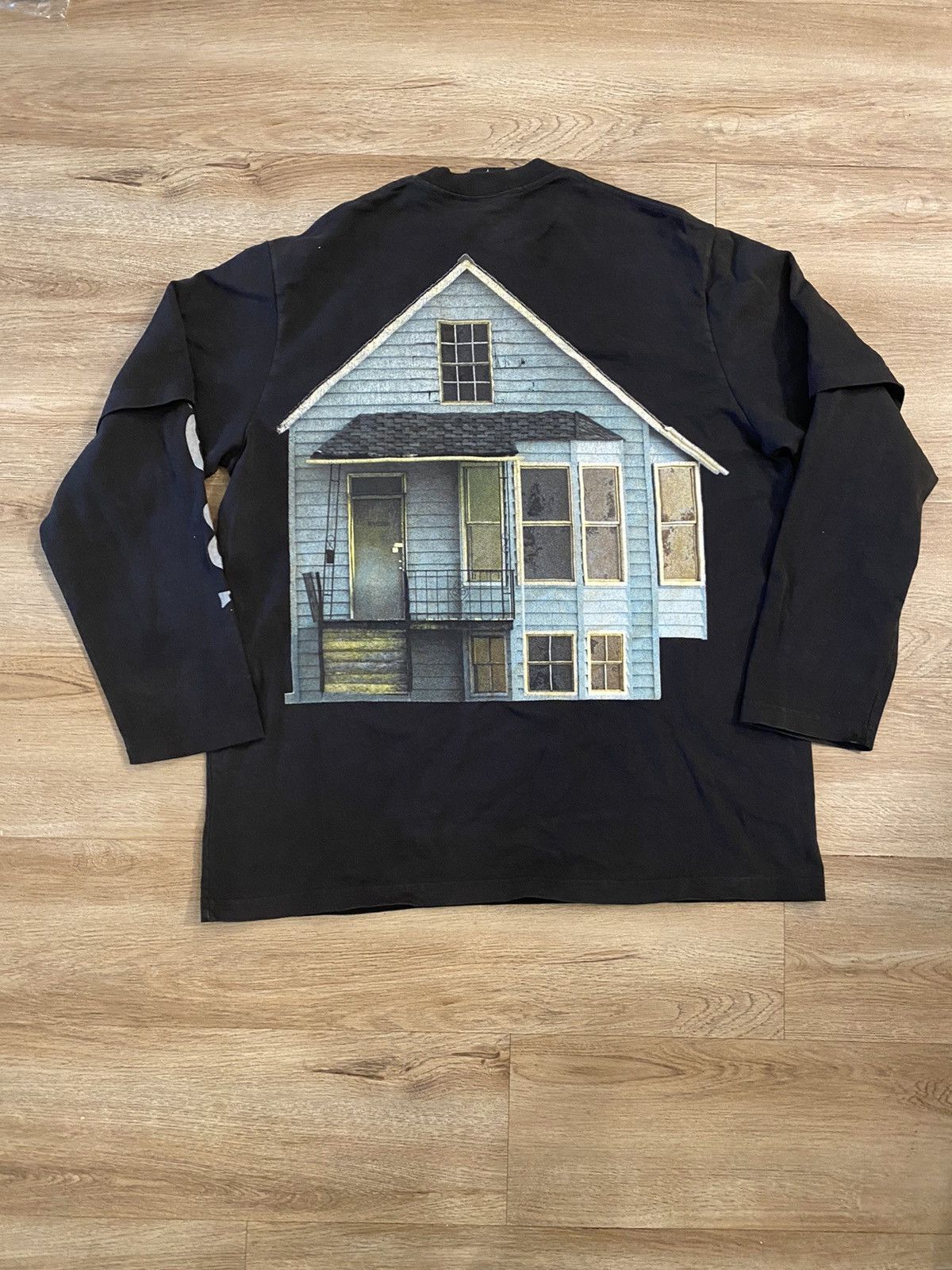 Balenciaga × Kanye West × Yeezy Kanye West Donda 2 Layer L/S Tshirt Size US S / EU 44-46 / 1 - 8 Thumbnail